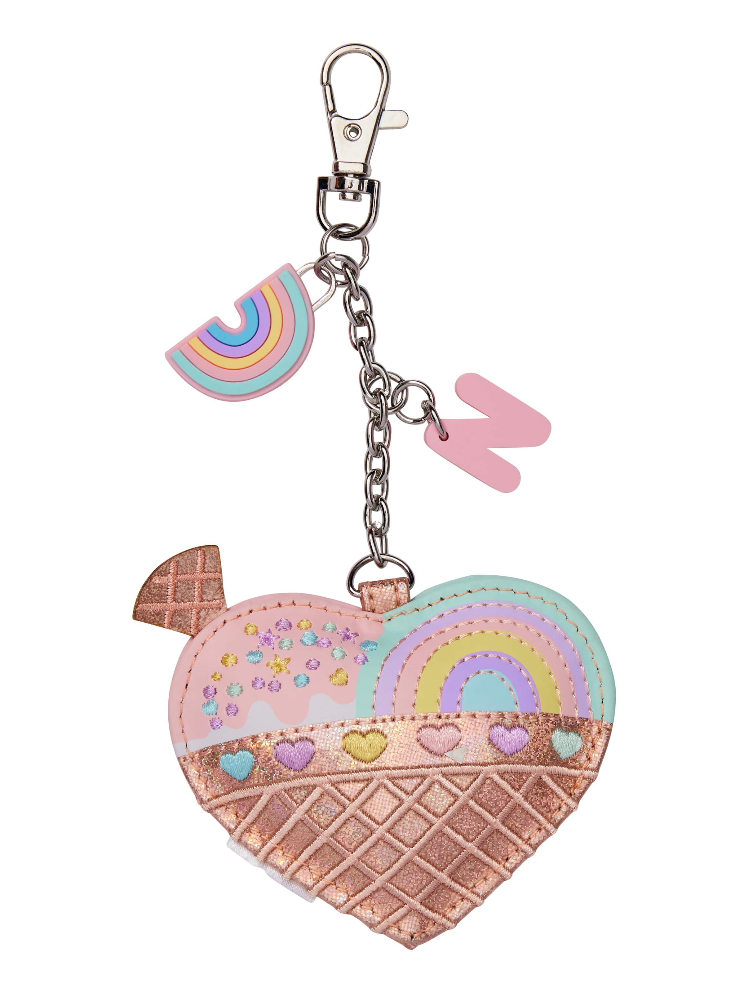 Heart Alphabet Keyring