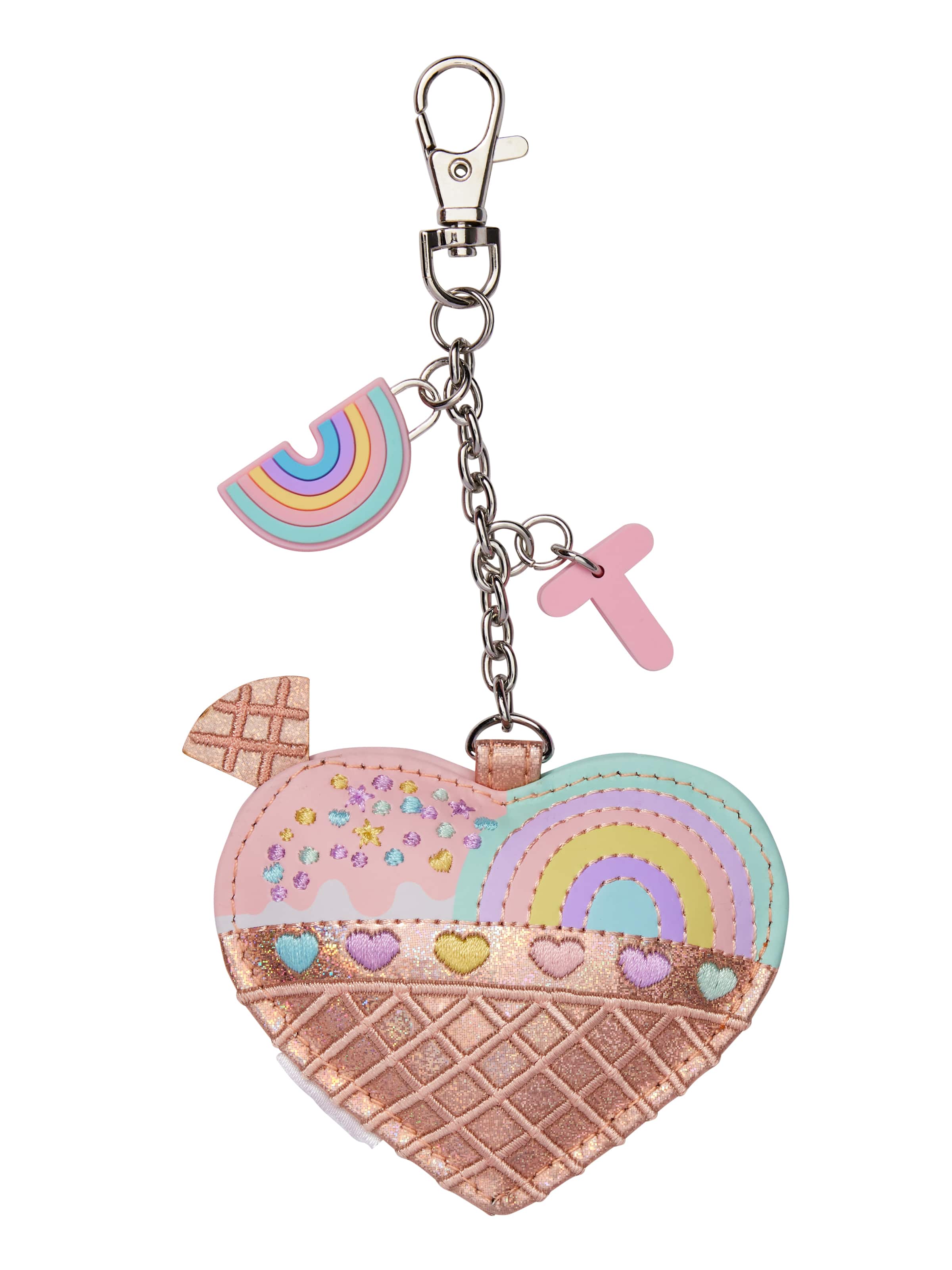 Heart Alphabet Keyring