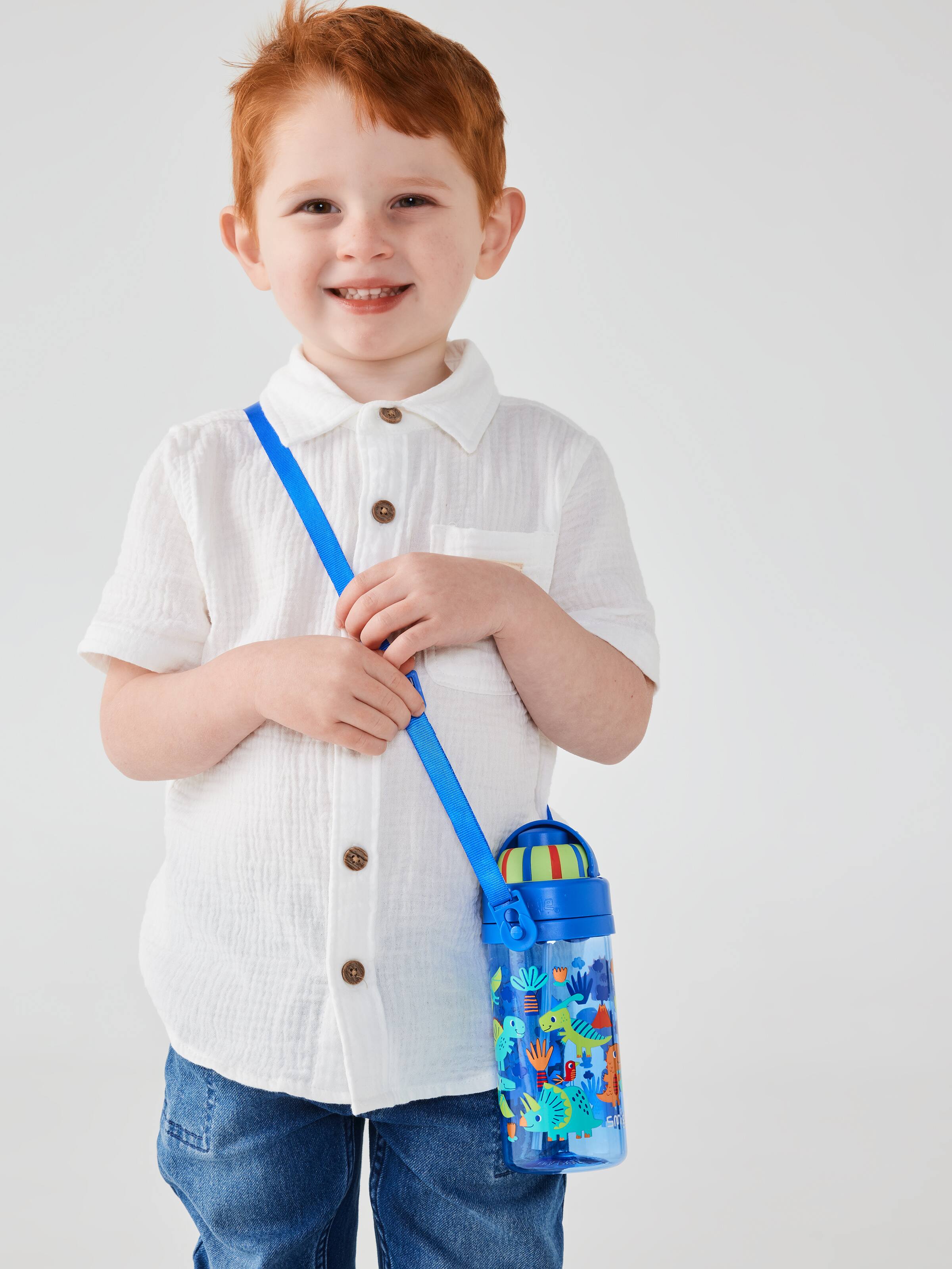 Glide Teeny Tiny Plastic Drink Bottle With Strap 400Ml