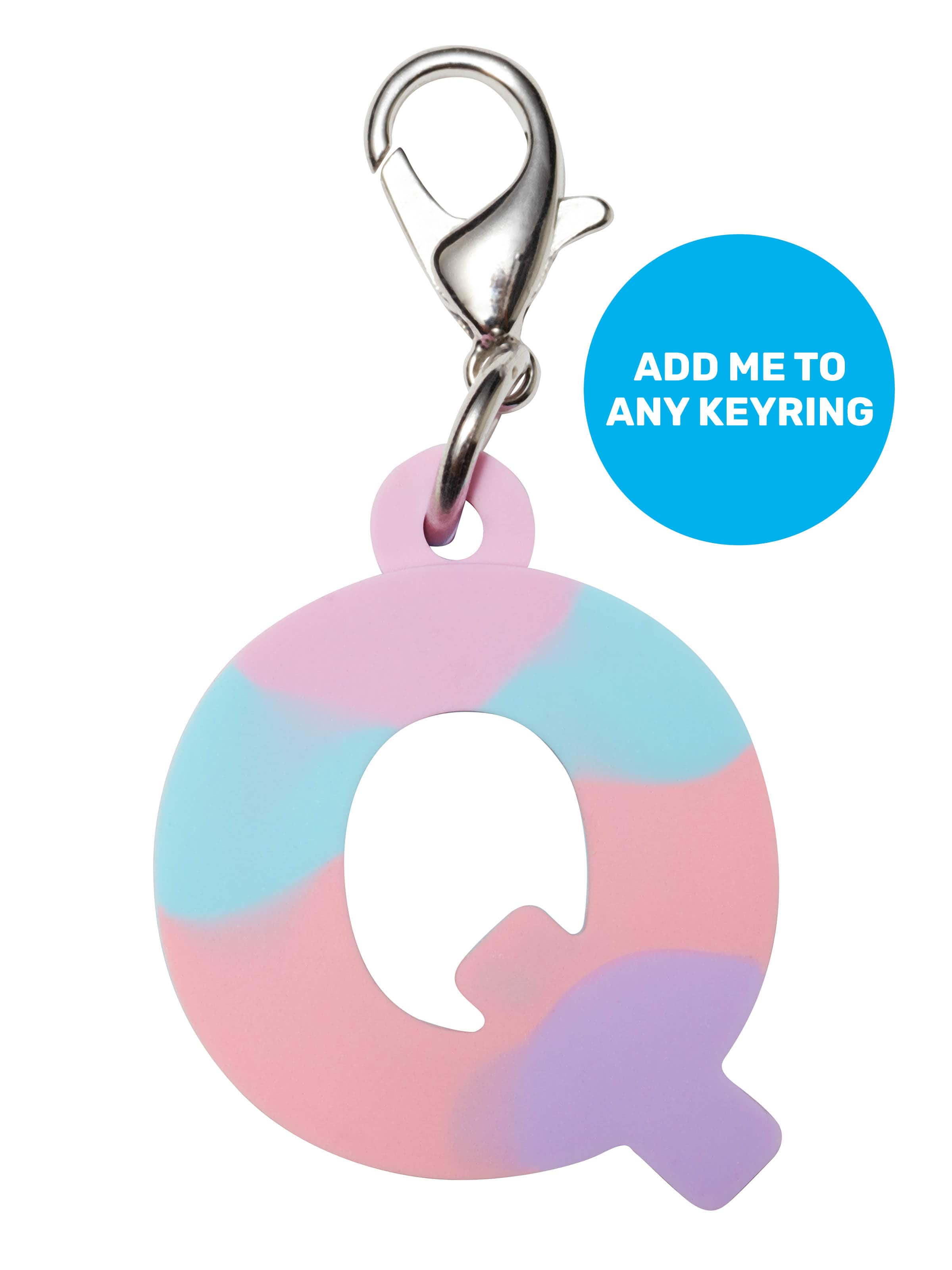 Pink Add-On Mini Alpha Keyring
