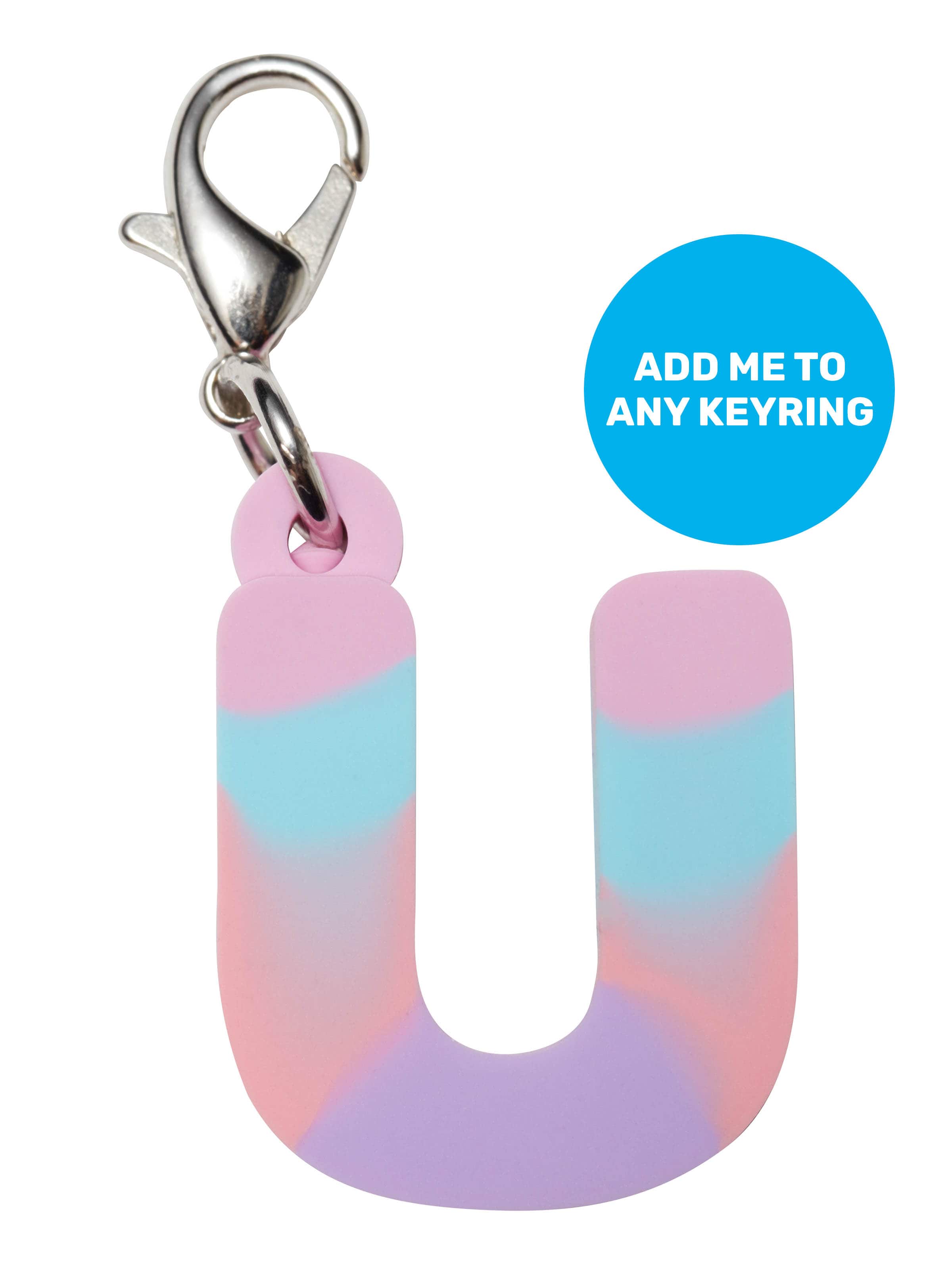 Pink Add-On Mini Alpha Keyring