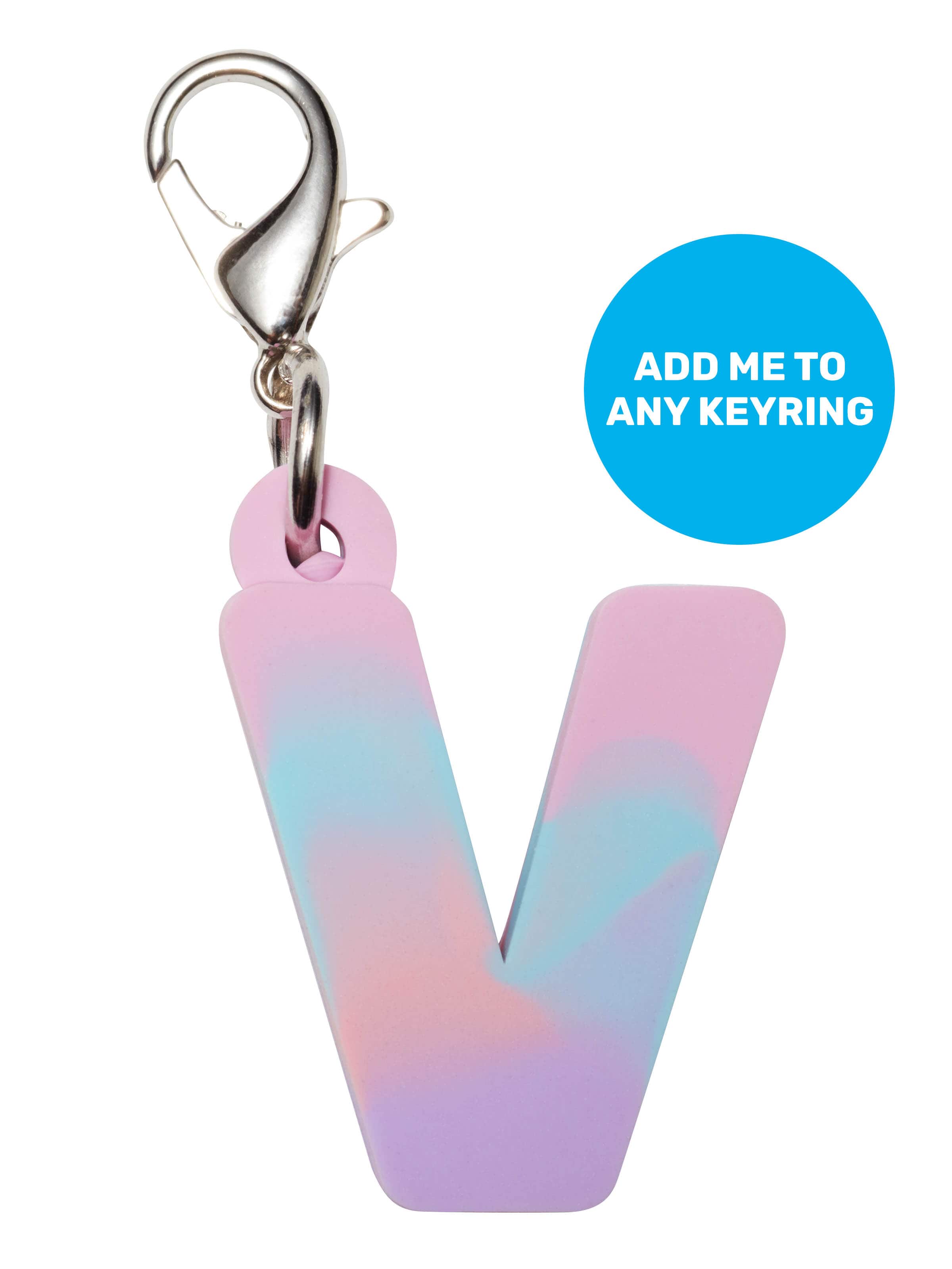 Pink Add-On Mini Alpha Keyring
