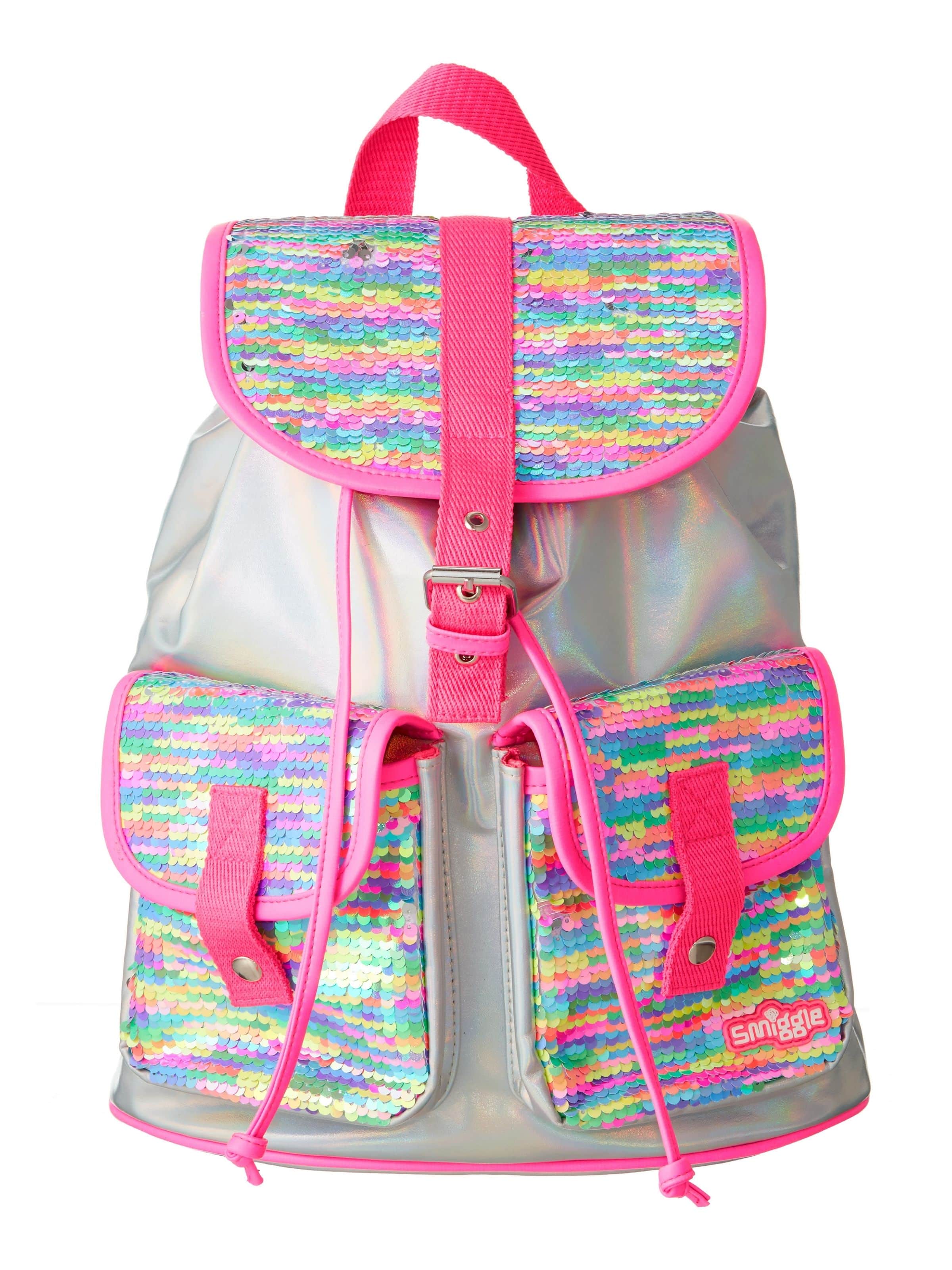 smiggle backpack pink