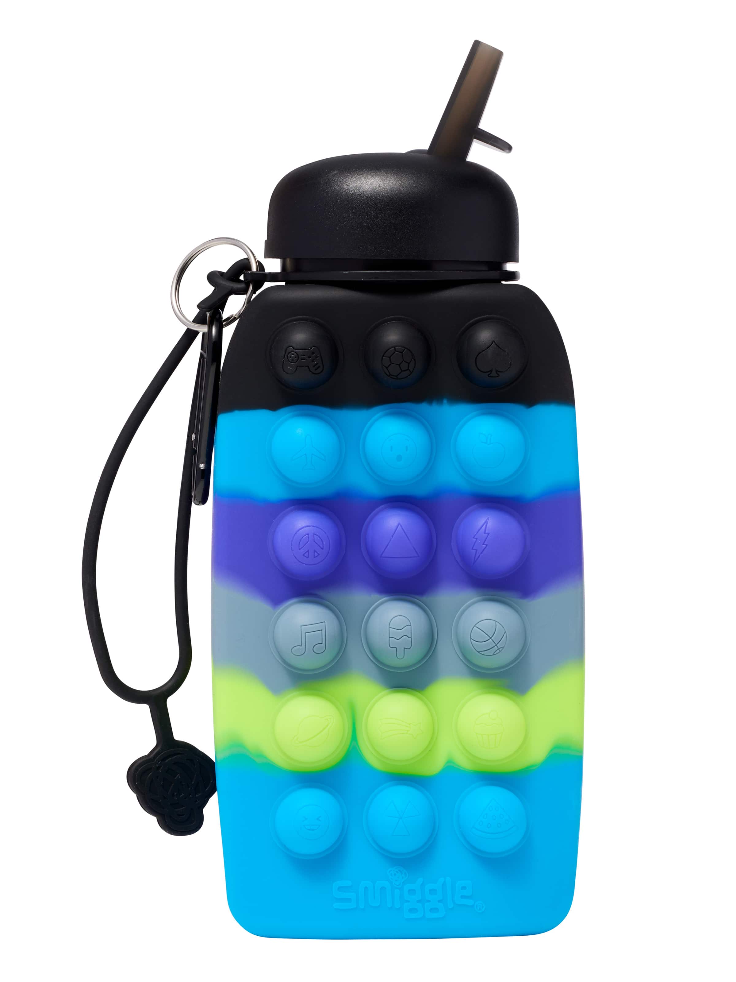 Popem Popit Poppies Silicone Drink Bottle 750Ml