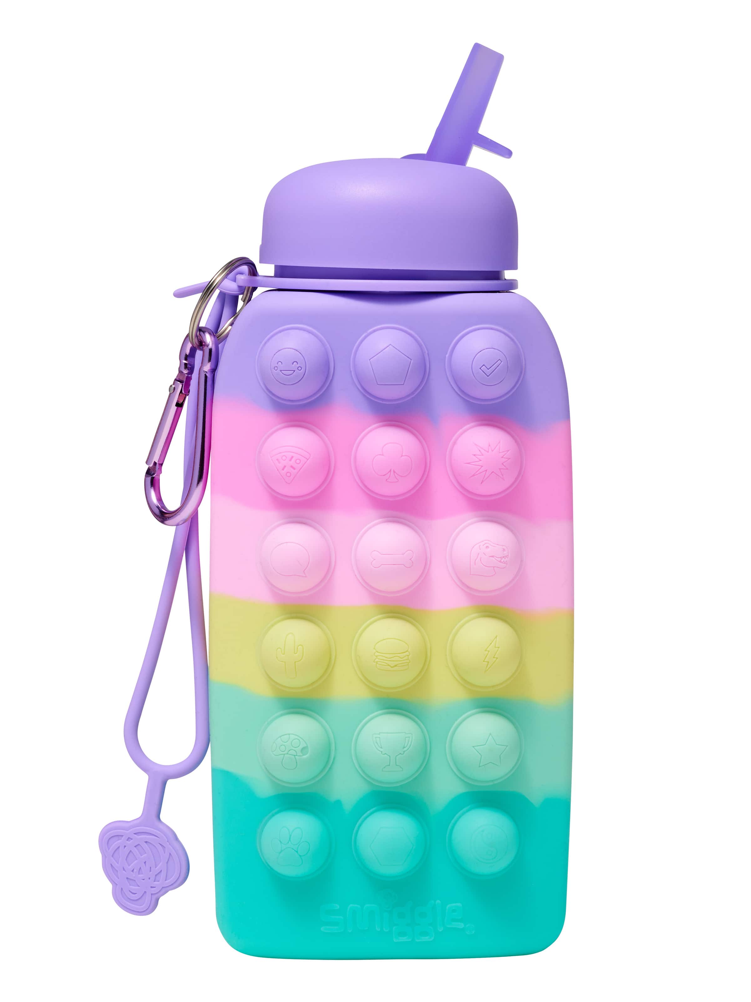 Popem Popit Poppies Silicone Drink Bottle 750Ml