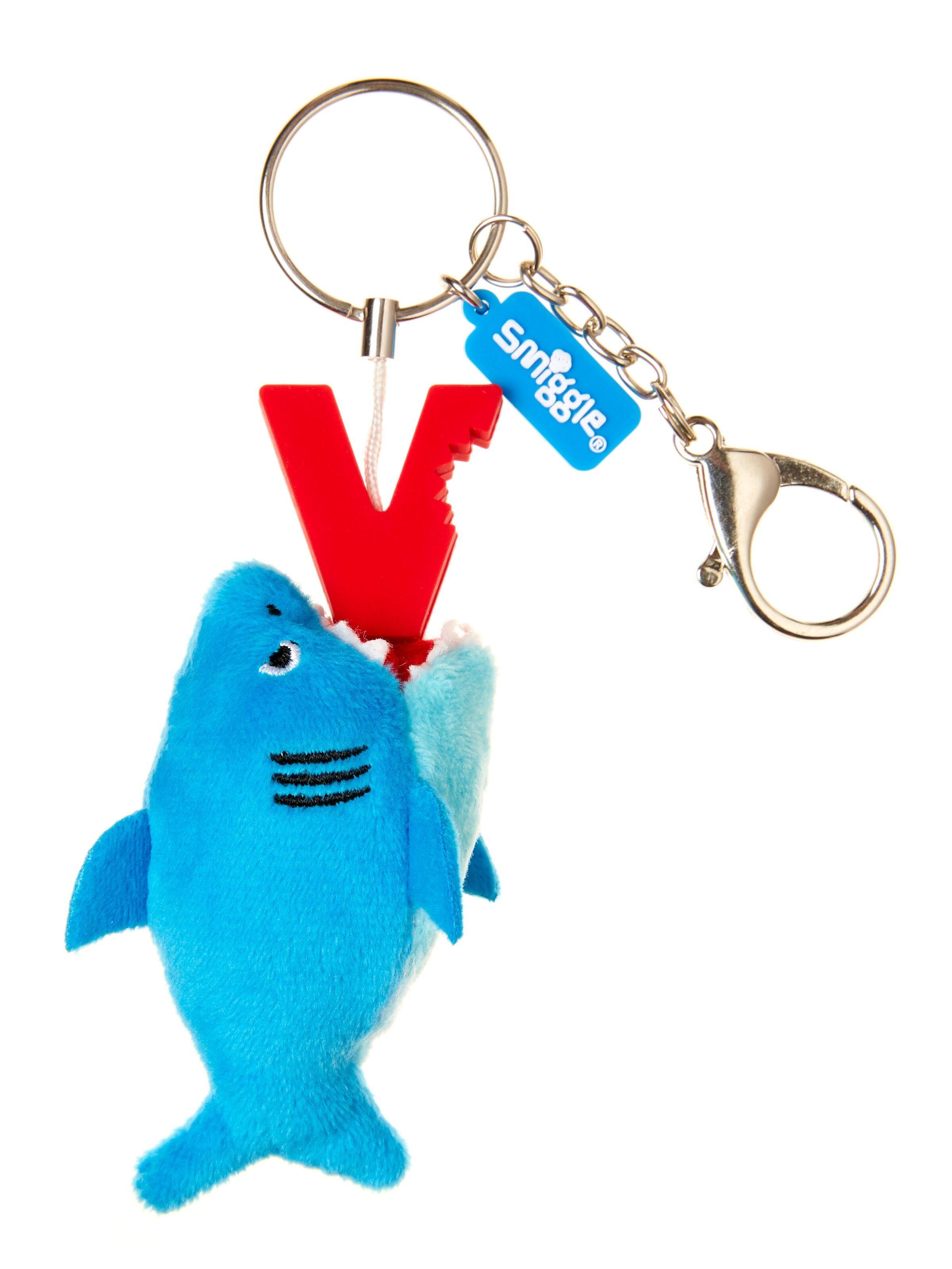 Bite Me Shark Alphabet Keyring