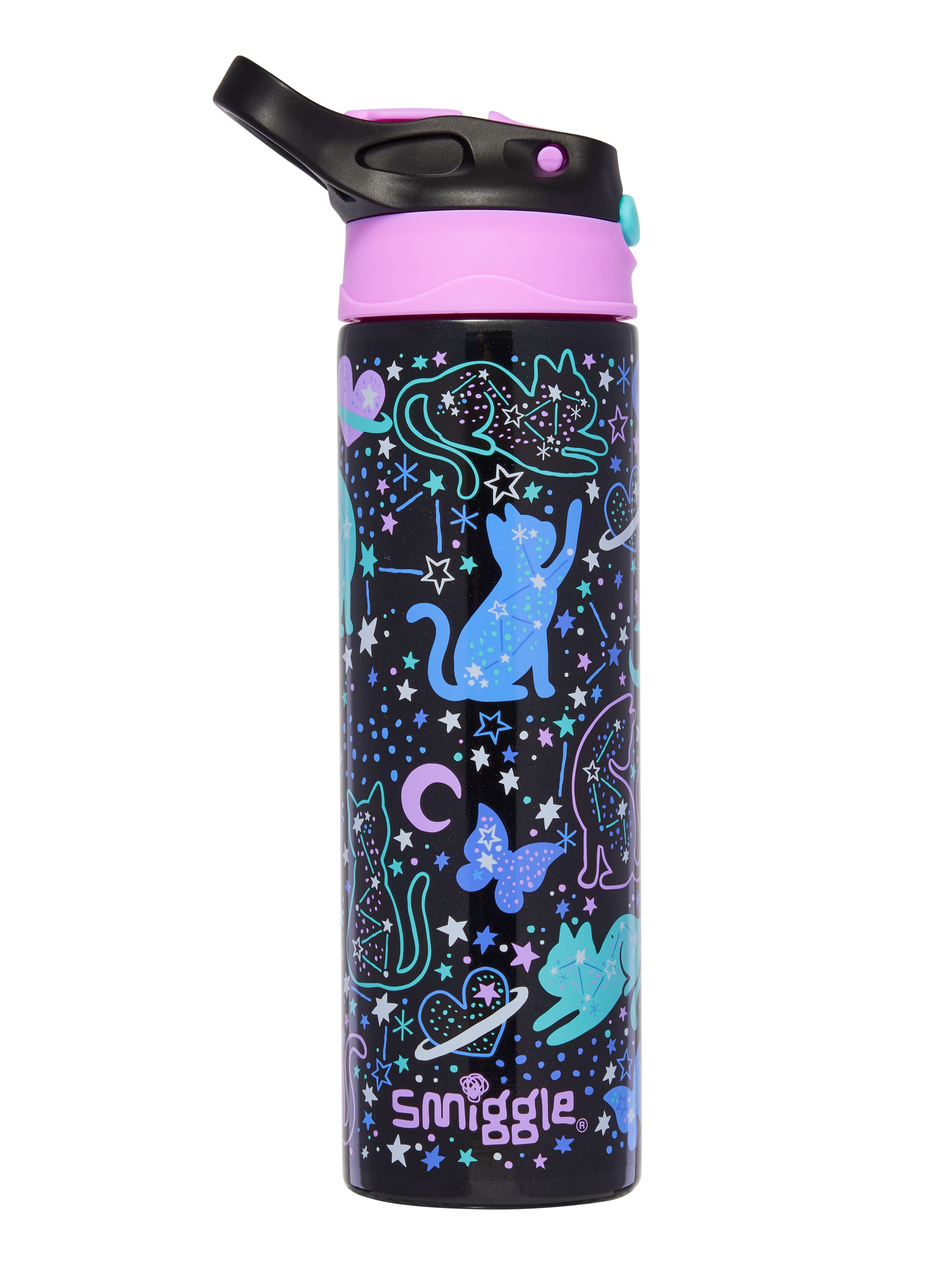 Wild Side Insulated Stainless Steel Flip Drink Bottle 520Ml