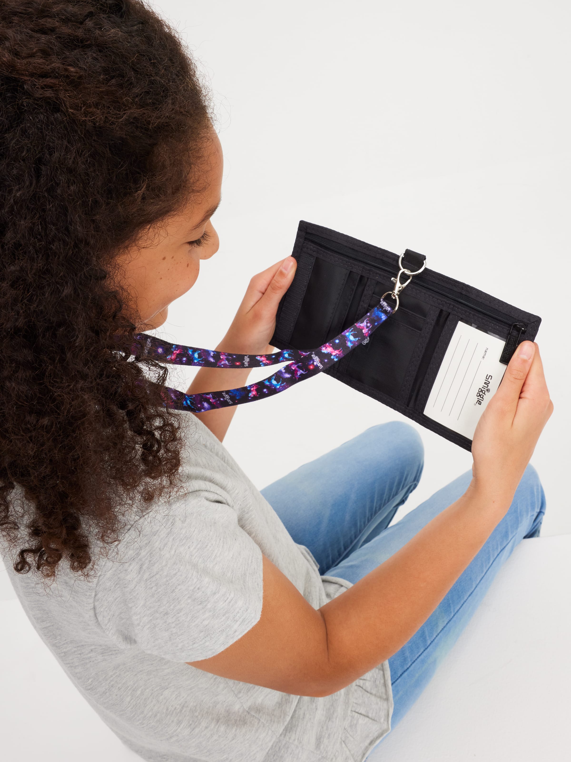 Wonder World Wallet With Lanyard