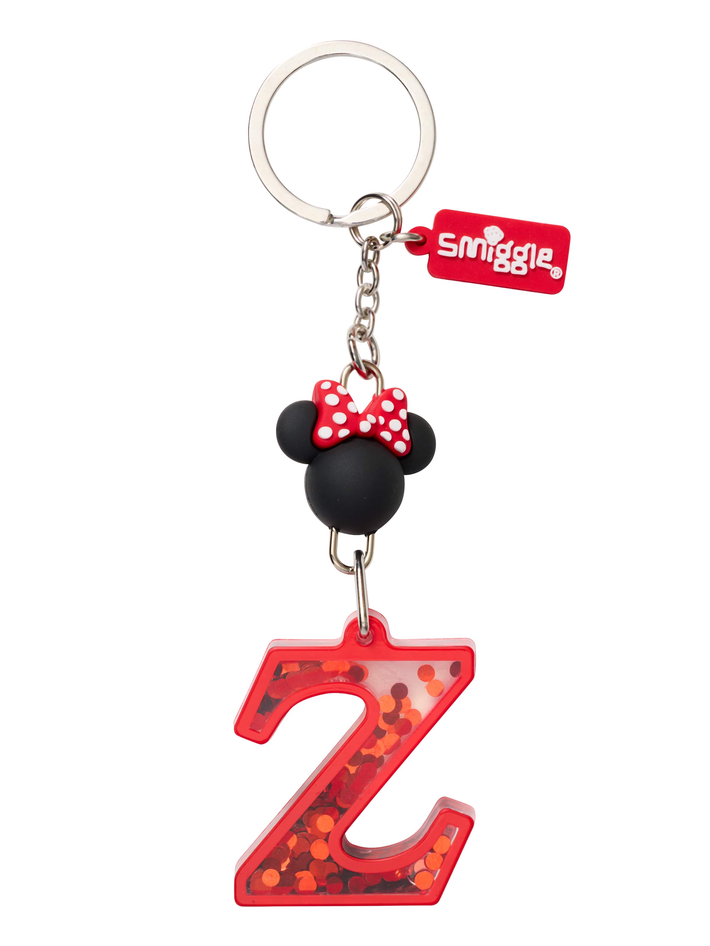 Minnie Mouse Alphabet Keyring