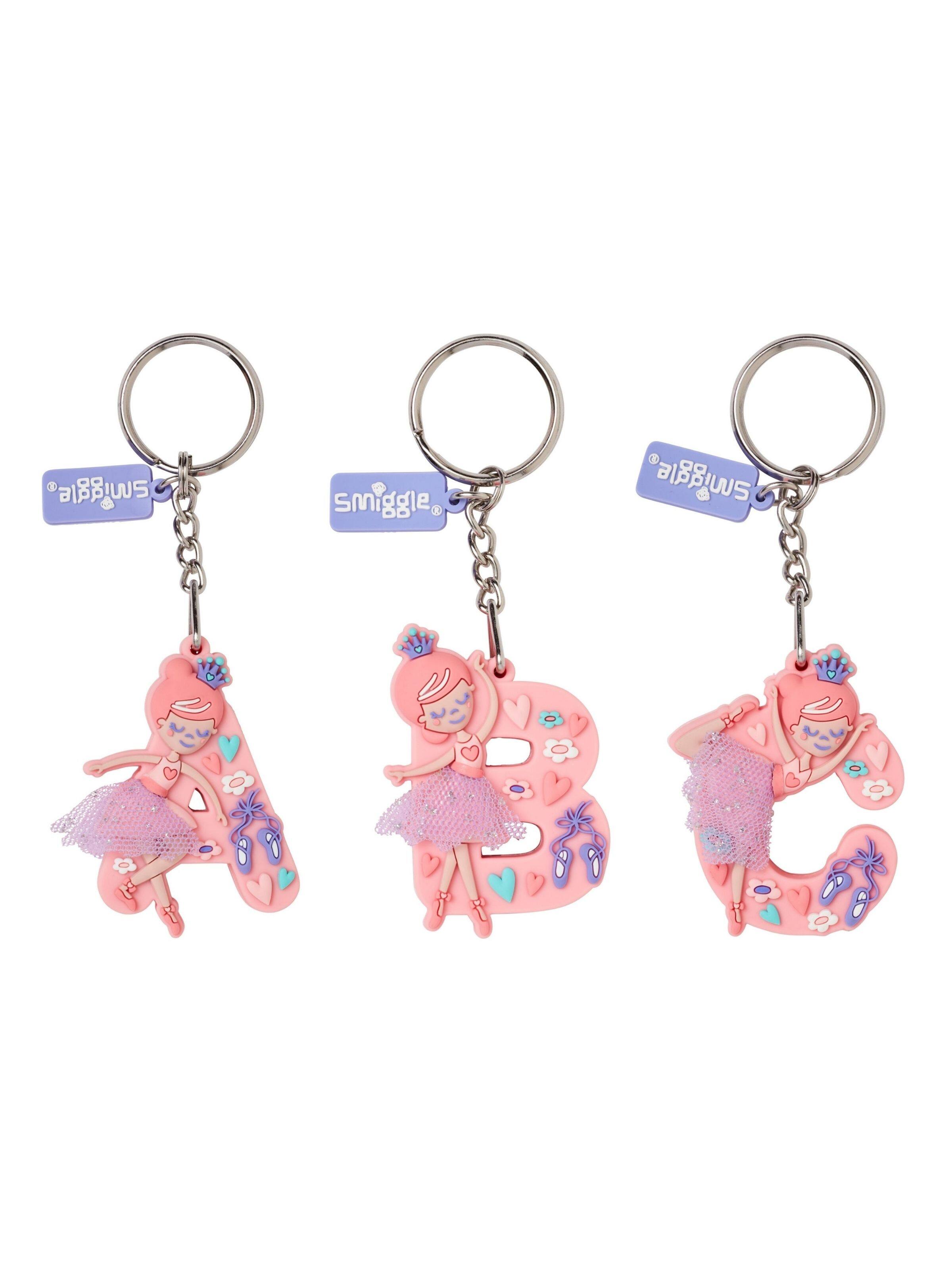 La La Tutu Alphabet Keyring
