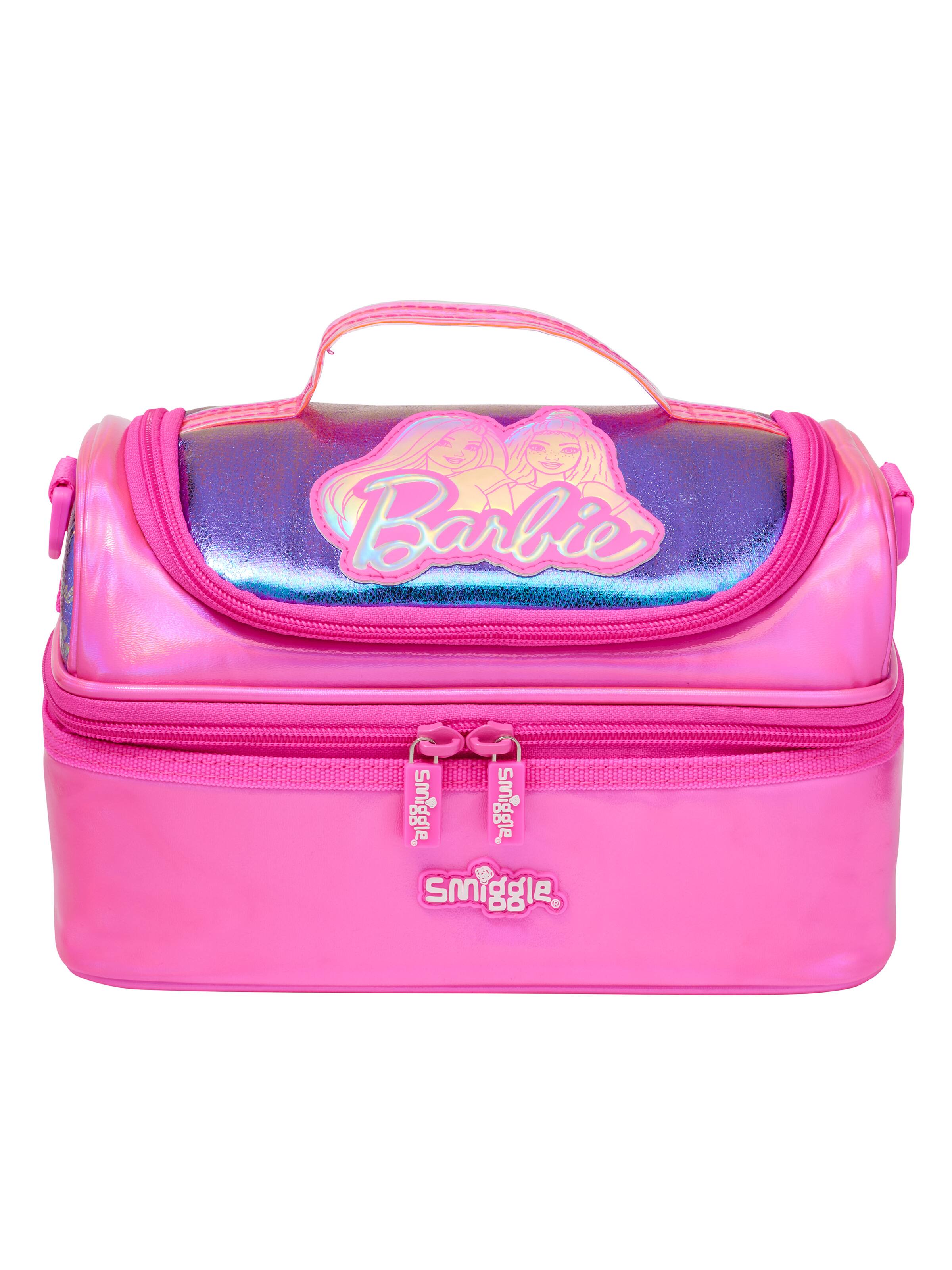 Barbie Double Decker Lunchbox With Strap