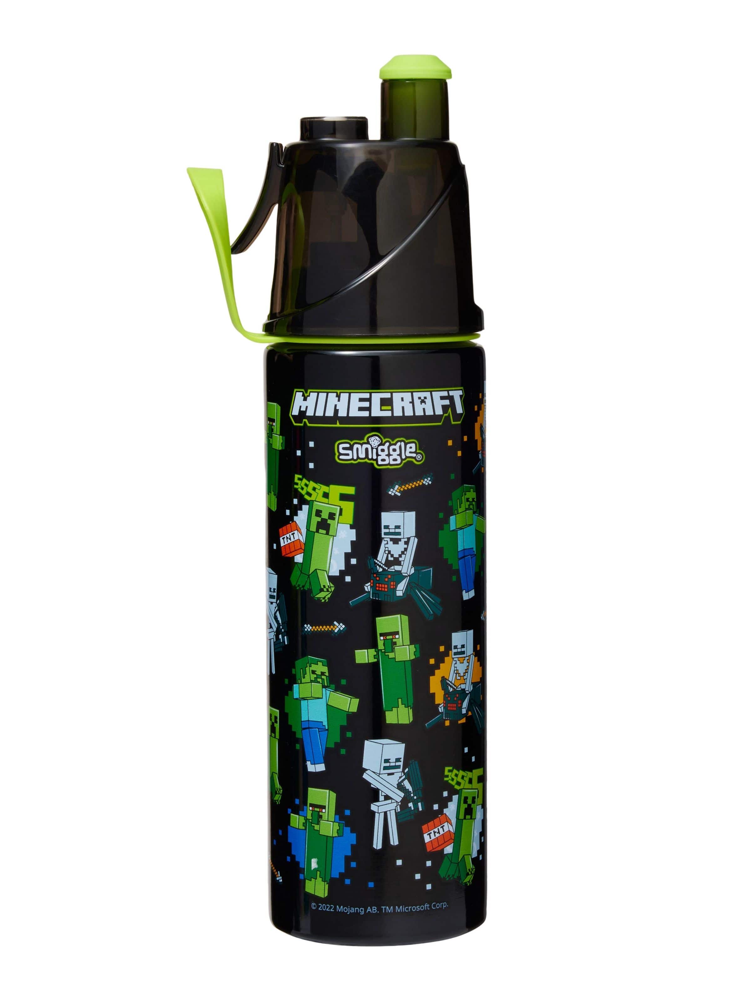 Minecraft Insulated Stainless Steel Spritz Drink Bottle 500Ml