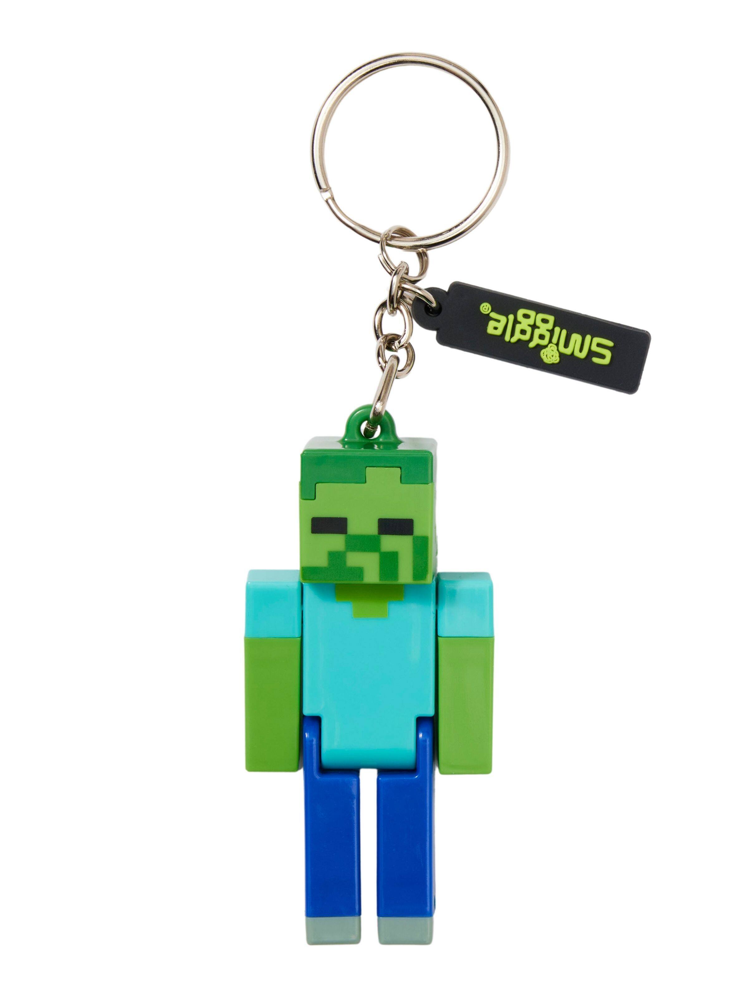 Minecraft Zombie Interactive Keyring