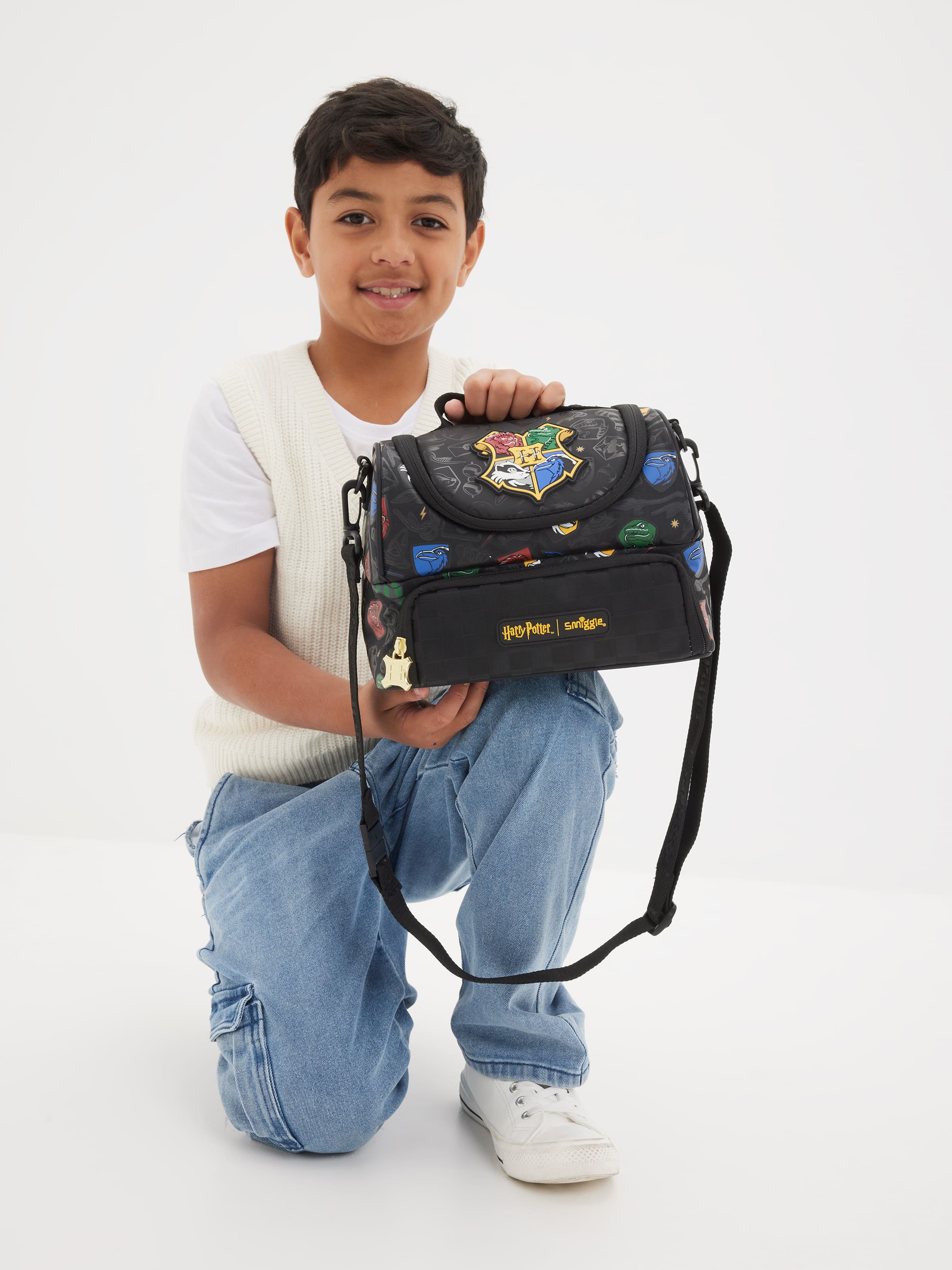 Harry Potter Double Compartment Lunchbox With Strap