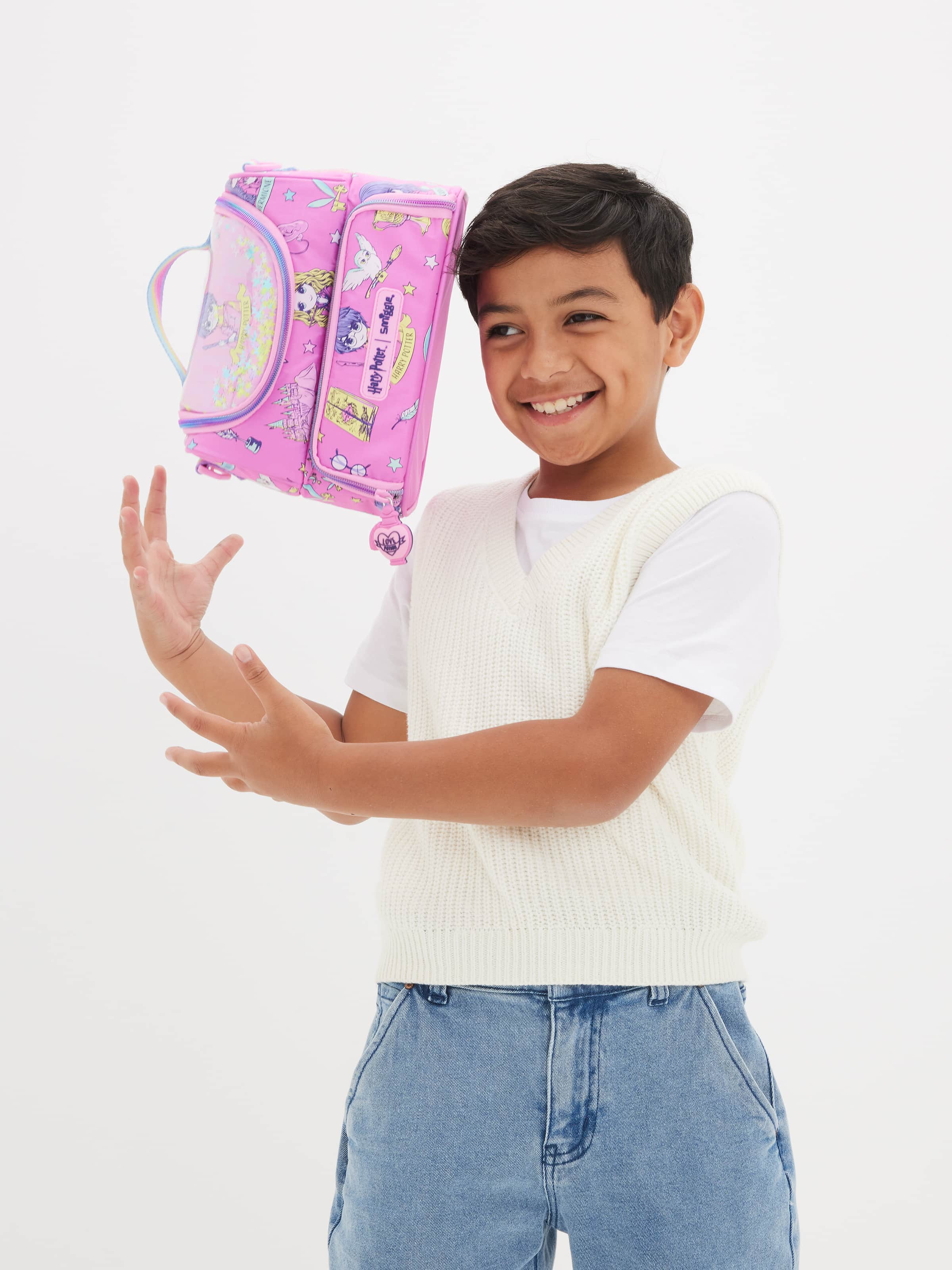 Image for Harry Potter Double Compartment Lunchbox With Strap from Smiggle