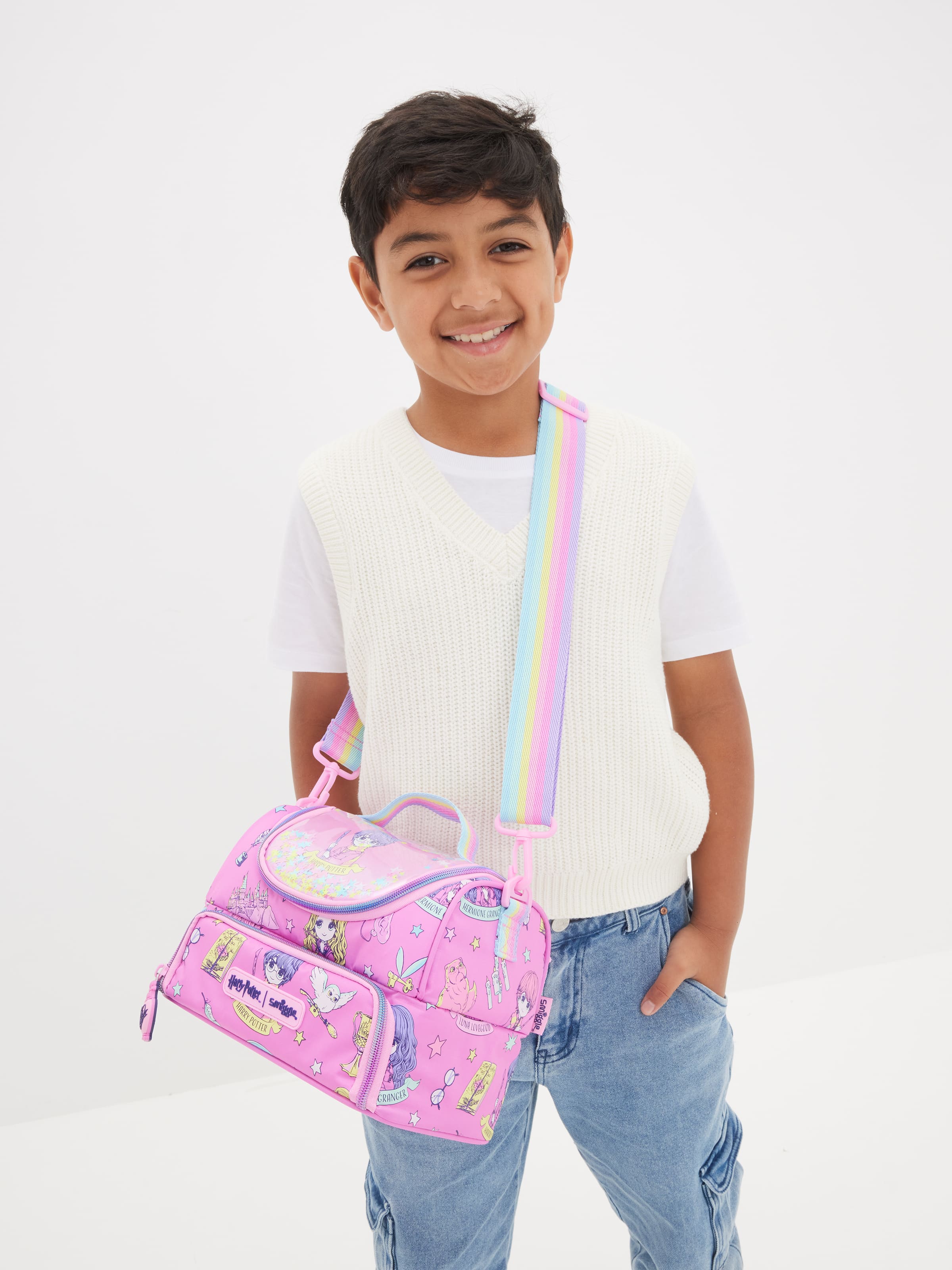 Image for Harry Potter Double Compartment Lunchbox With Strap from Smiggle