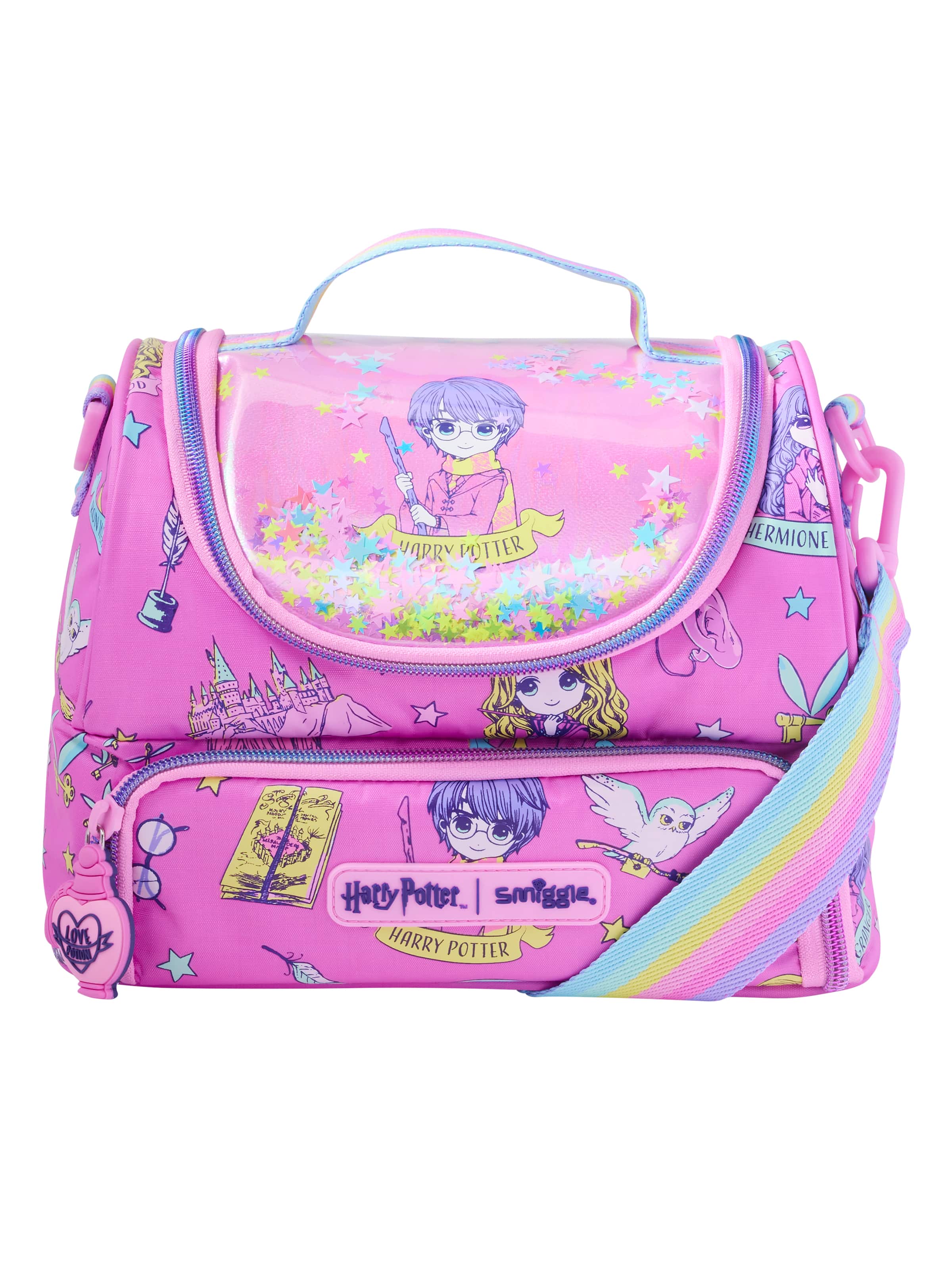 Image for Harry Potter Double Compartment Lunchbox With Strap from Smiggle