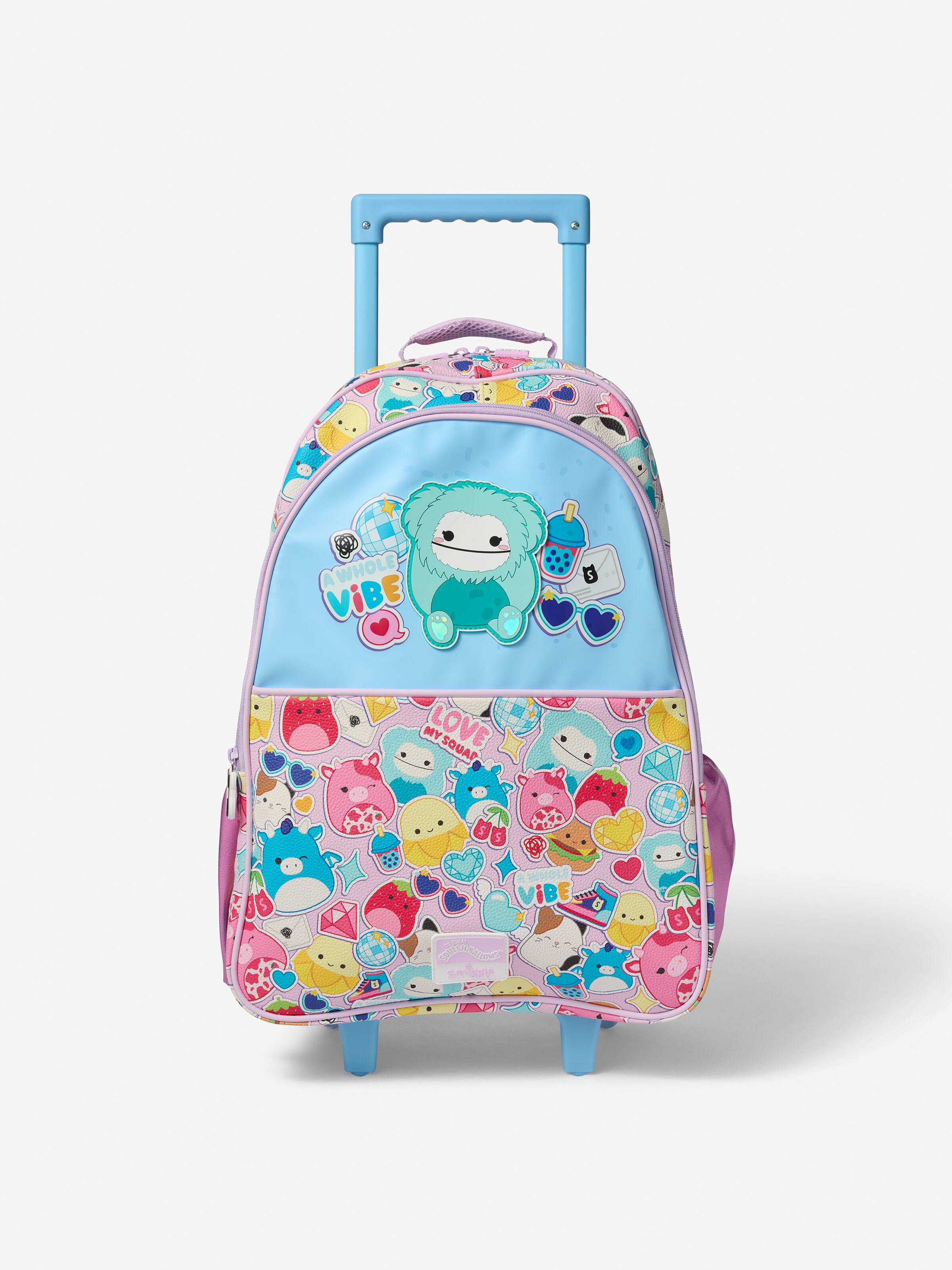 Squishmallows Trolley Backpack With Light Up Wheels