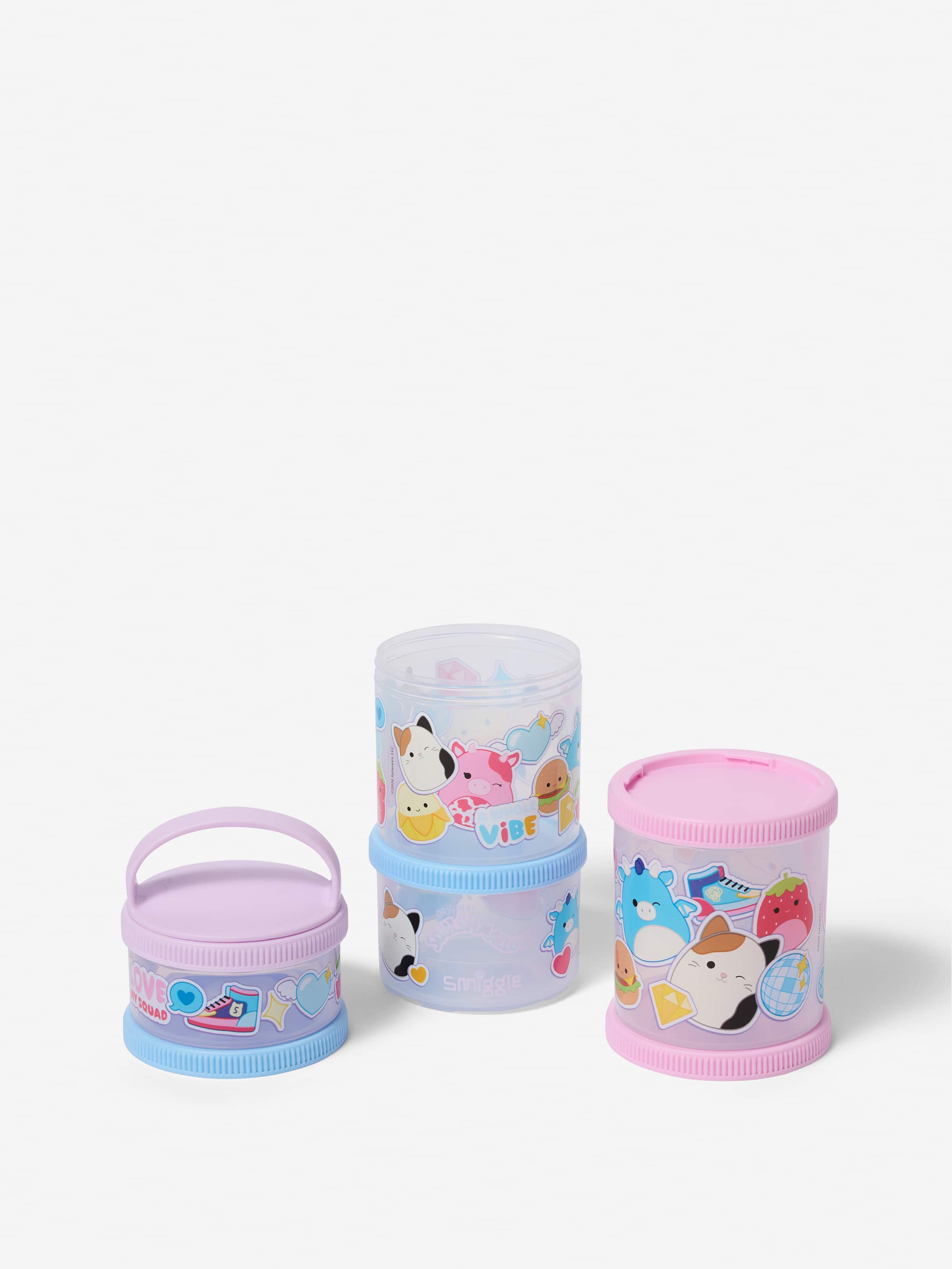 Squishmallows Large Snack And Stack Containers