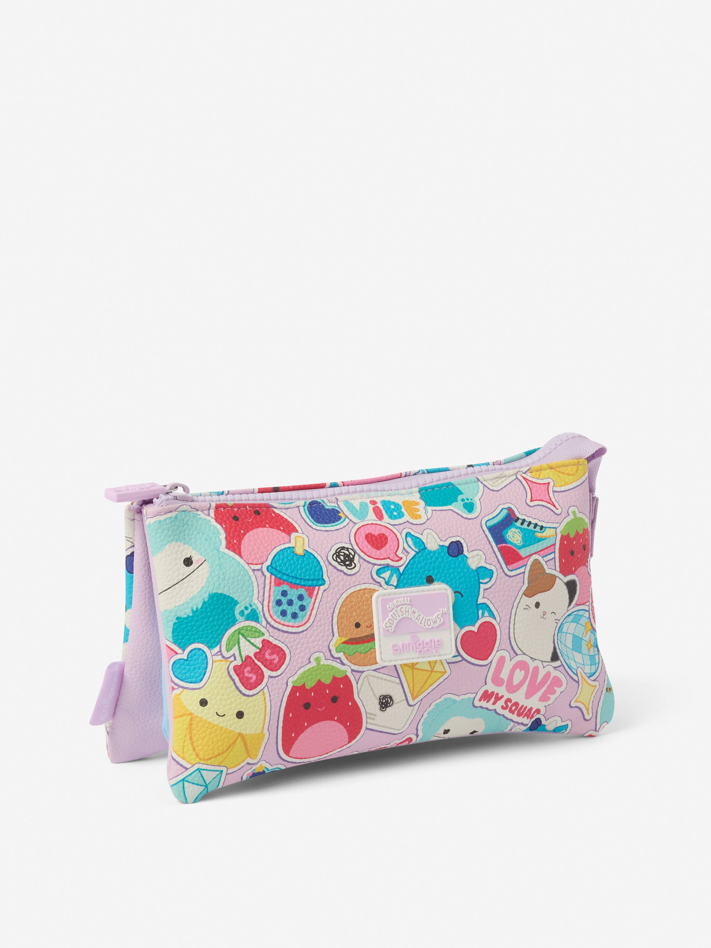 Squishmallows Triple Pocket Pencil Case