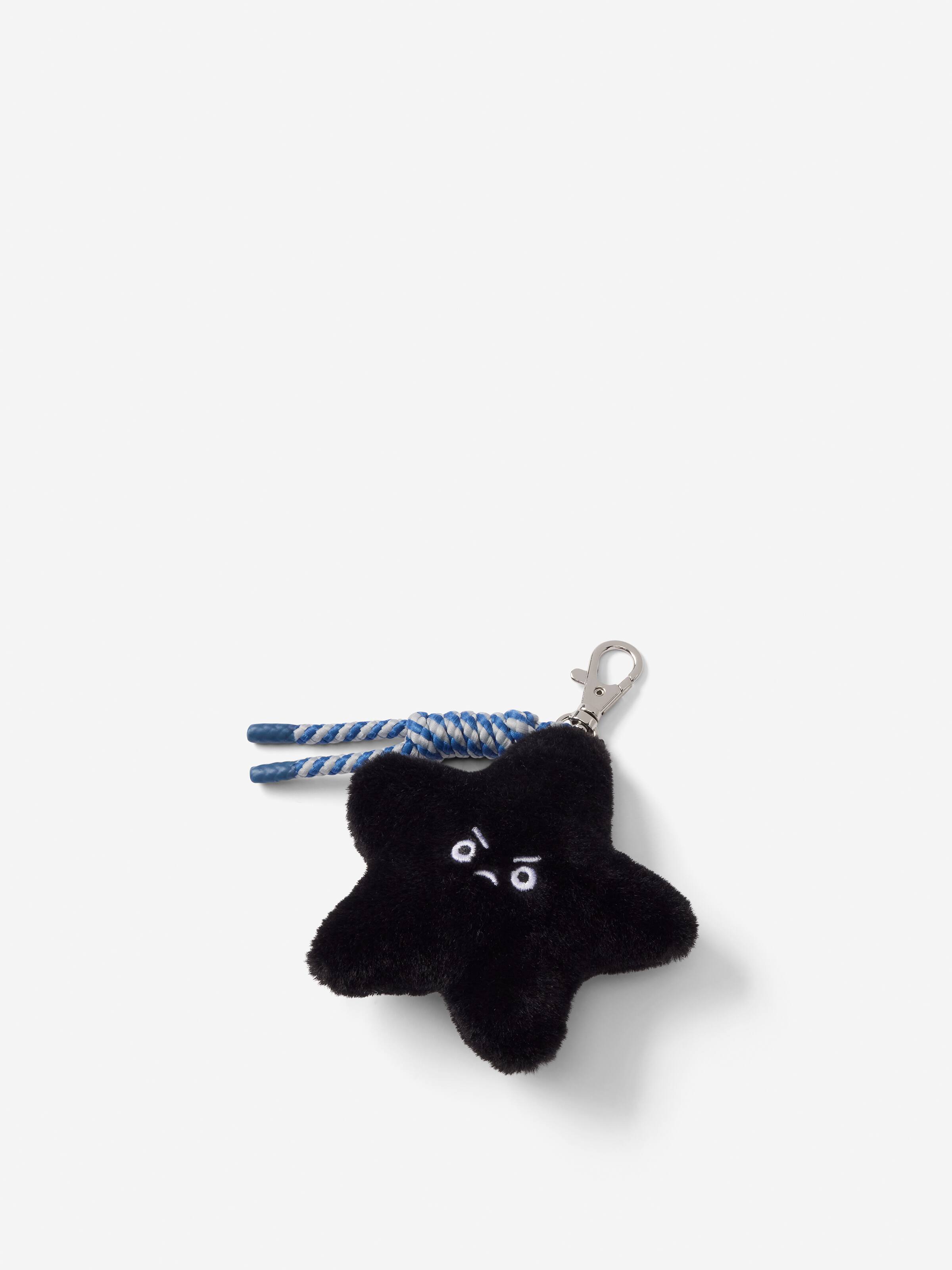 Grumpy Star Plush Bag Charm