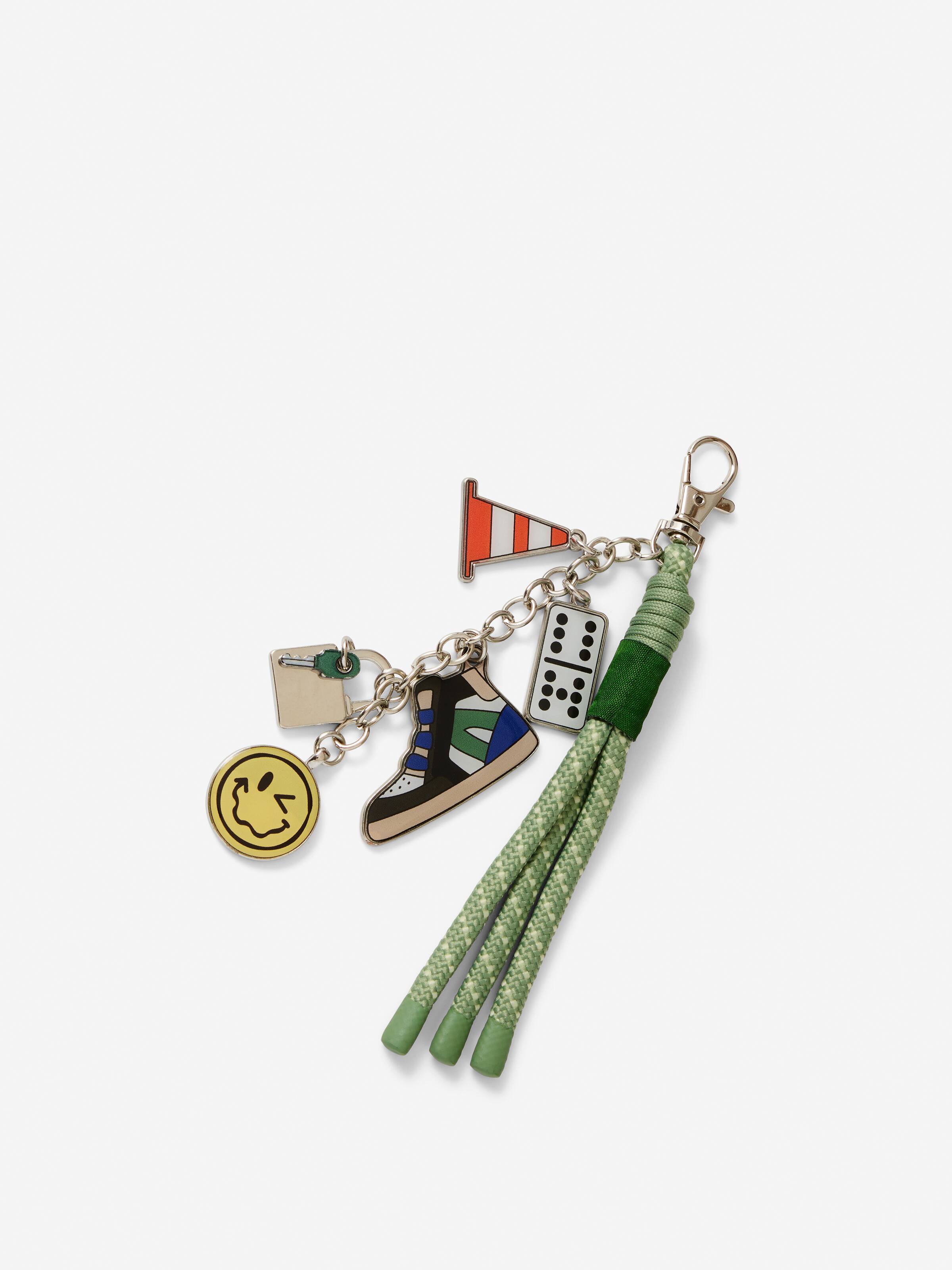 Mixed Charm Rope Bag Charm
