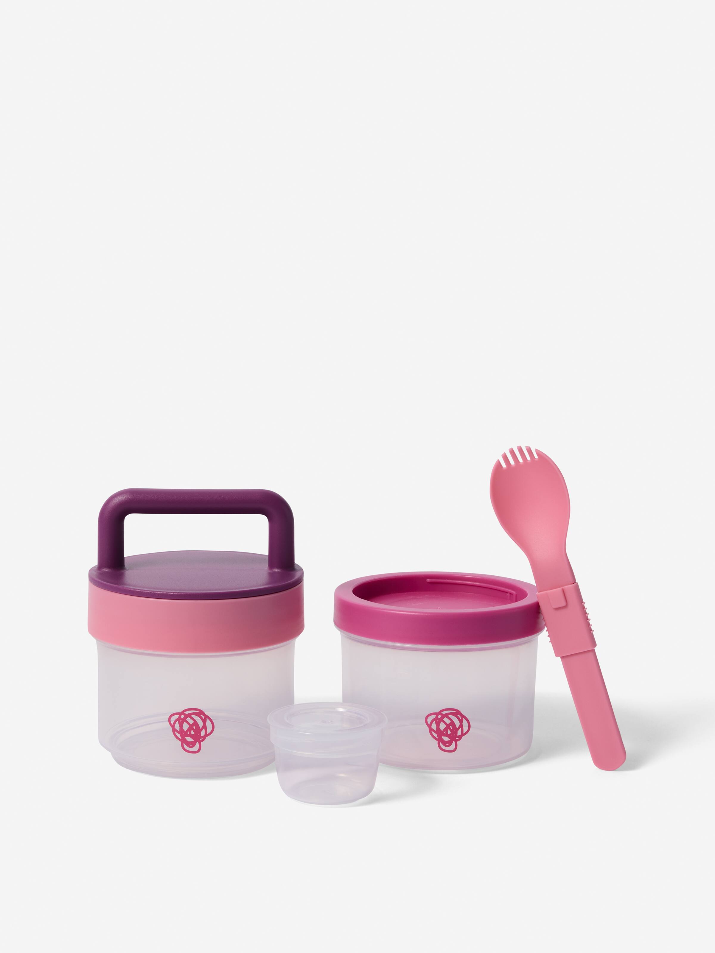 Active Snack Stack Containers X2