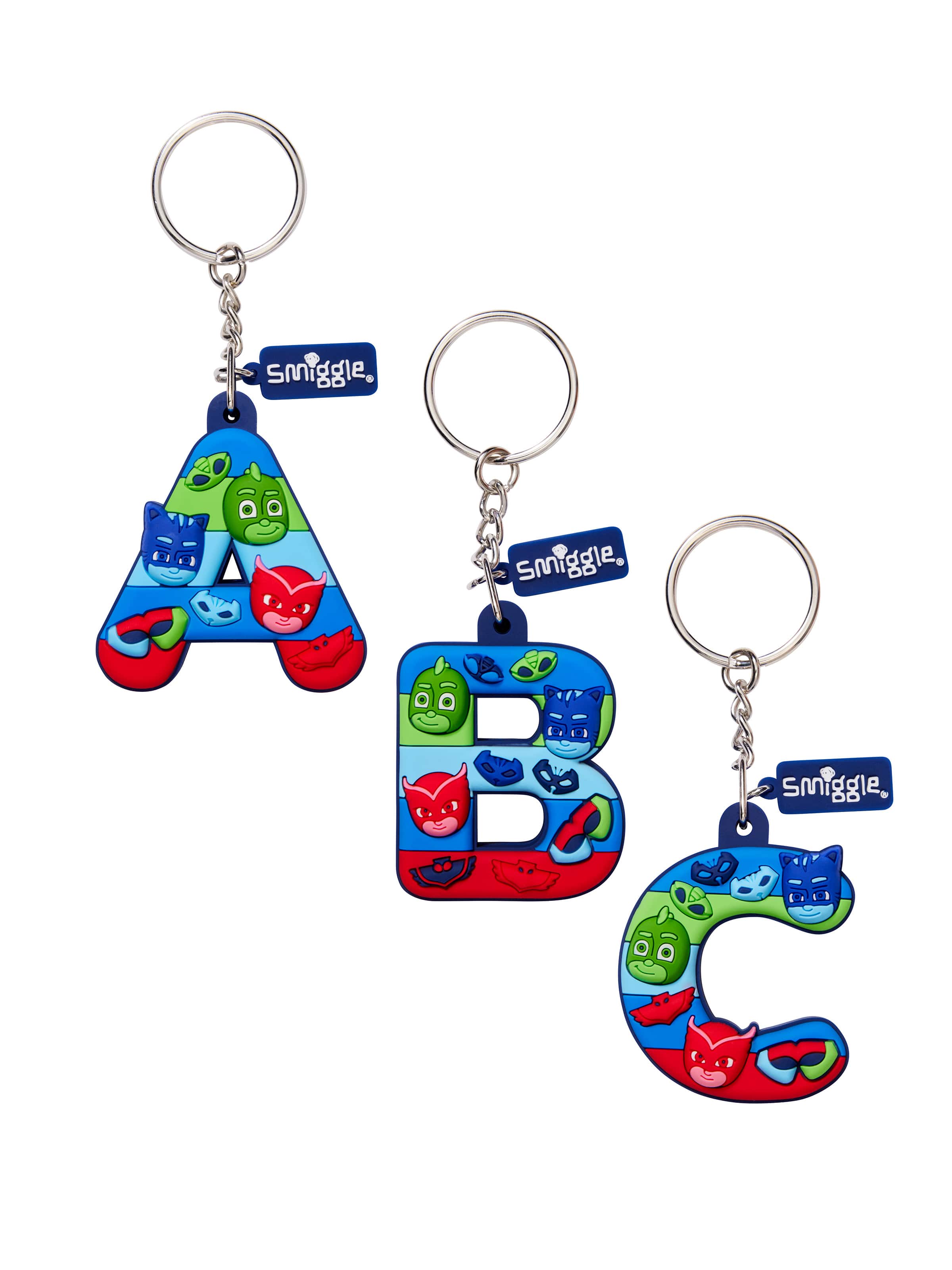 Pj Masks Power Heroes Alphabet Keyring