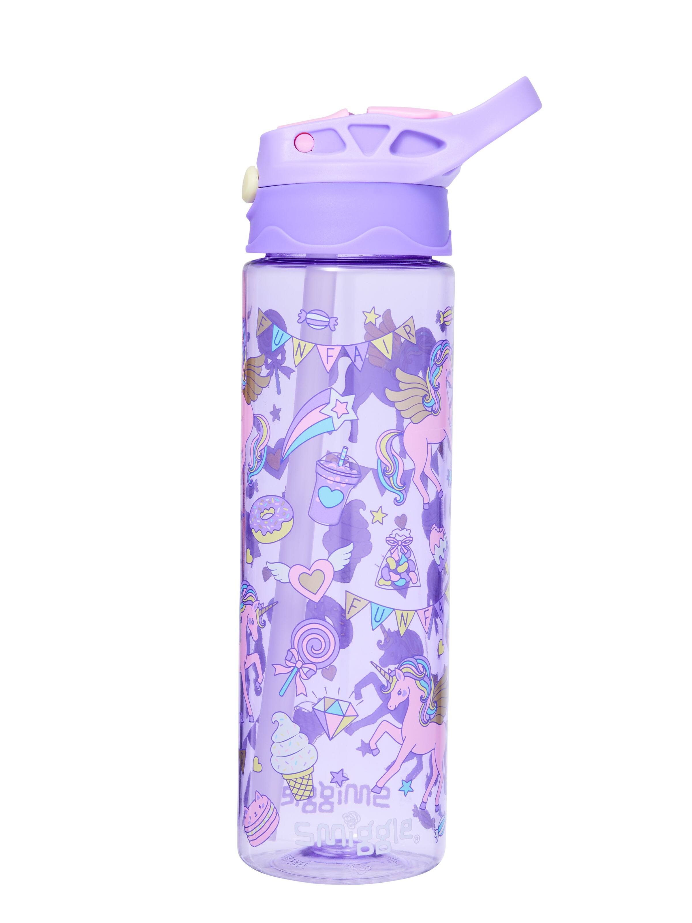 Fun Fair Plastic Flip Drink Bottle 650Ml