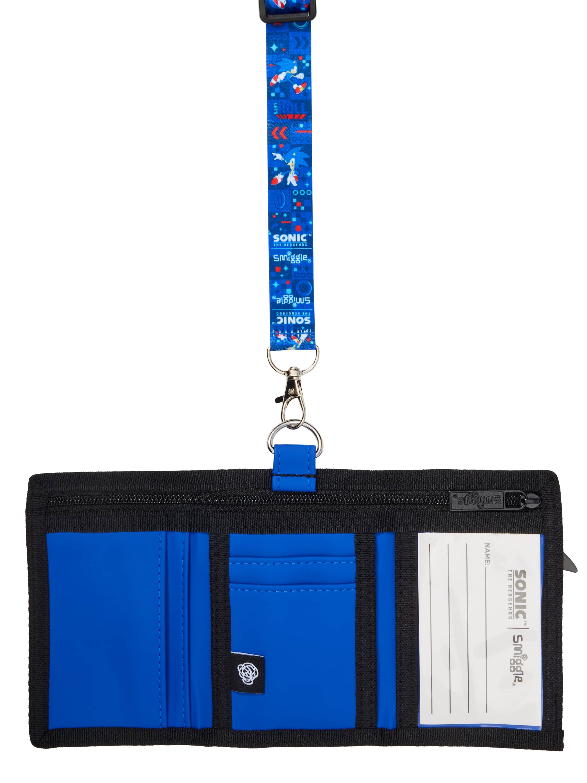 Sonic The Hedgehog Character Lanyard Wallet