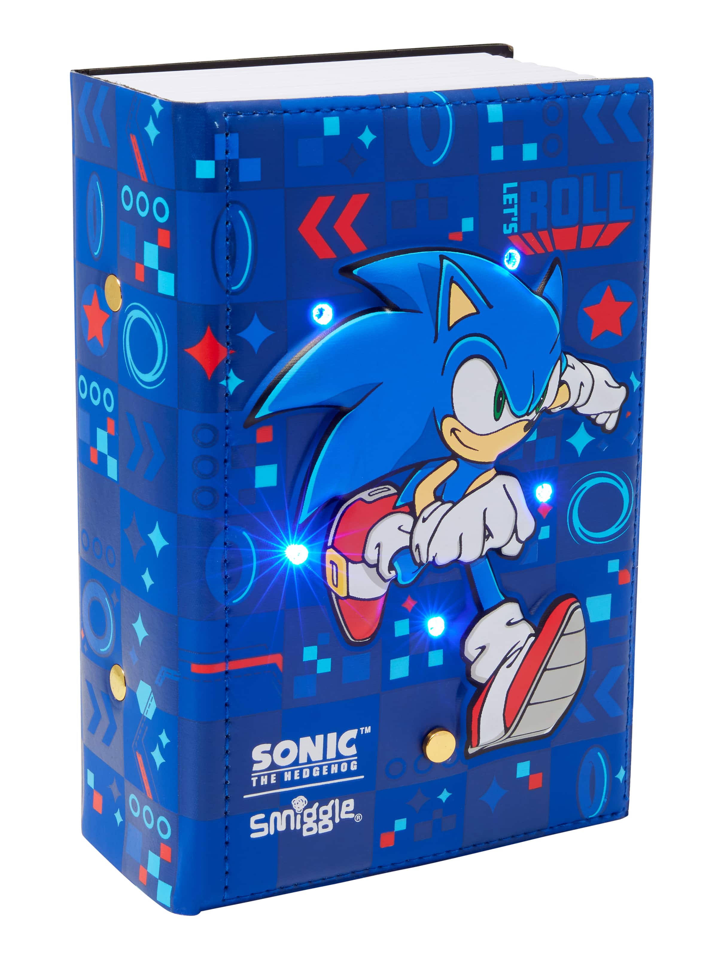Image for Sonic The Hedgehog Light Up Booksafe from Smiggle