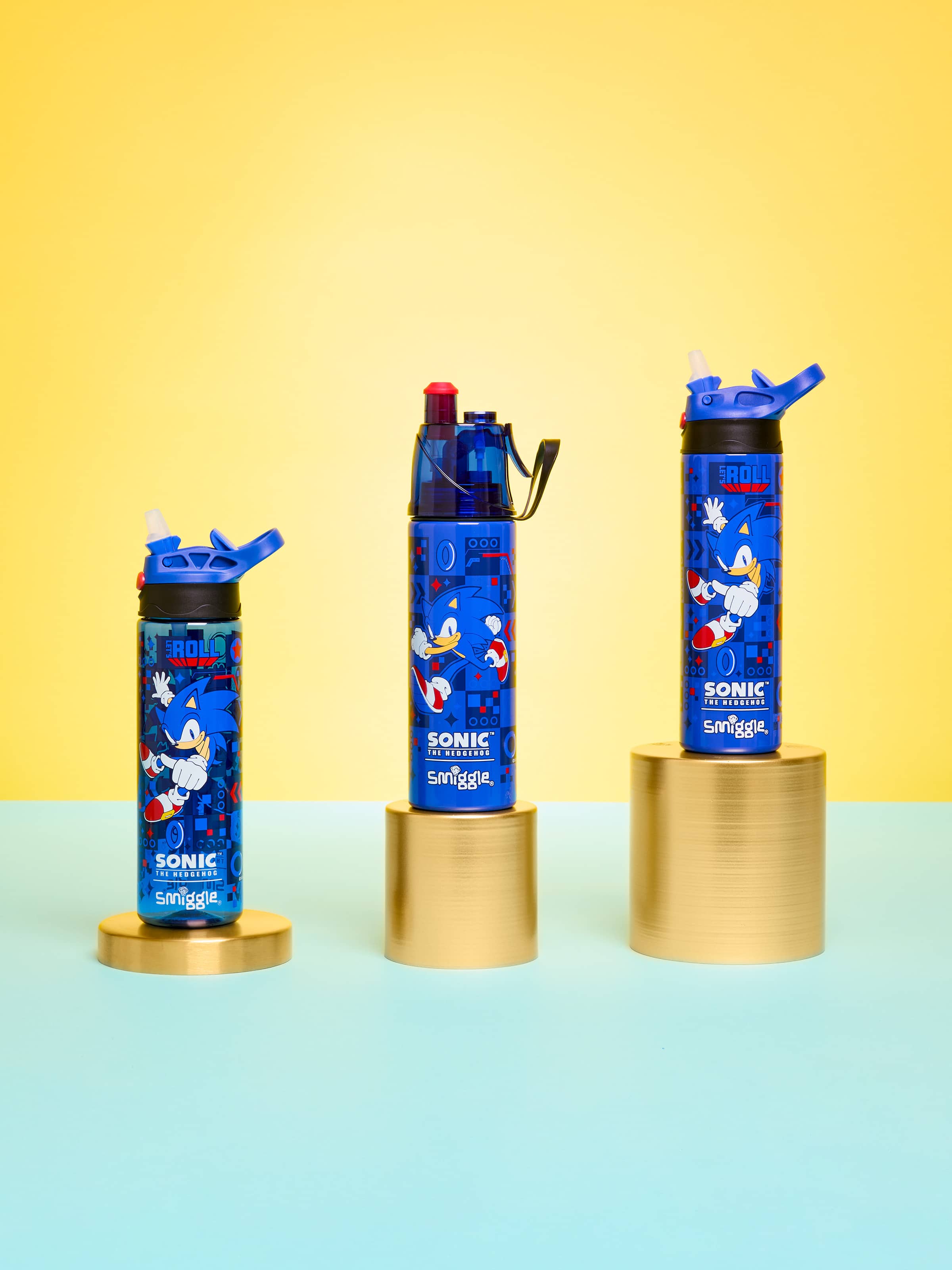 Image for Sonic The Hedgehog Insulated Stainless Steel Flip Drink Bottle 520Ml from Smiggle