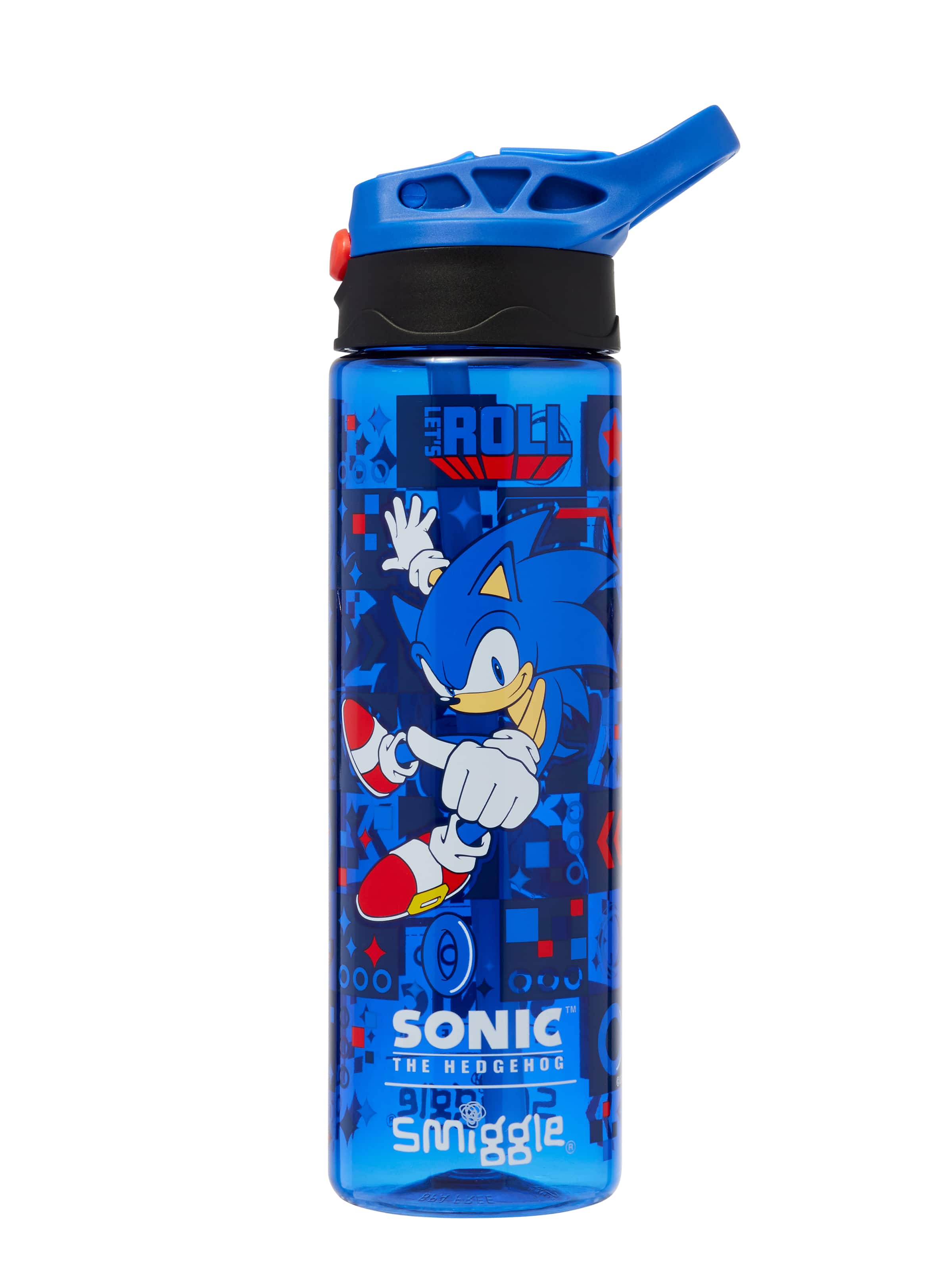 Sonic The Hedgehog Plastic Flip Drink Bottle 650Ml