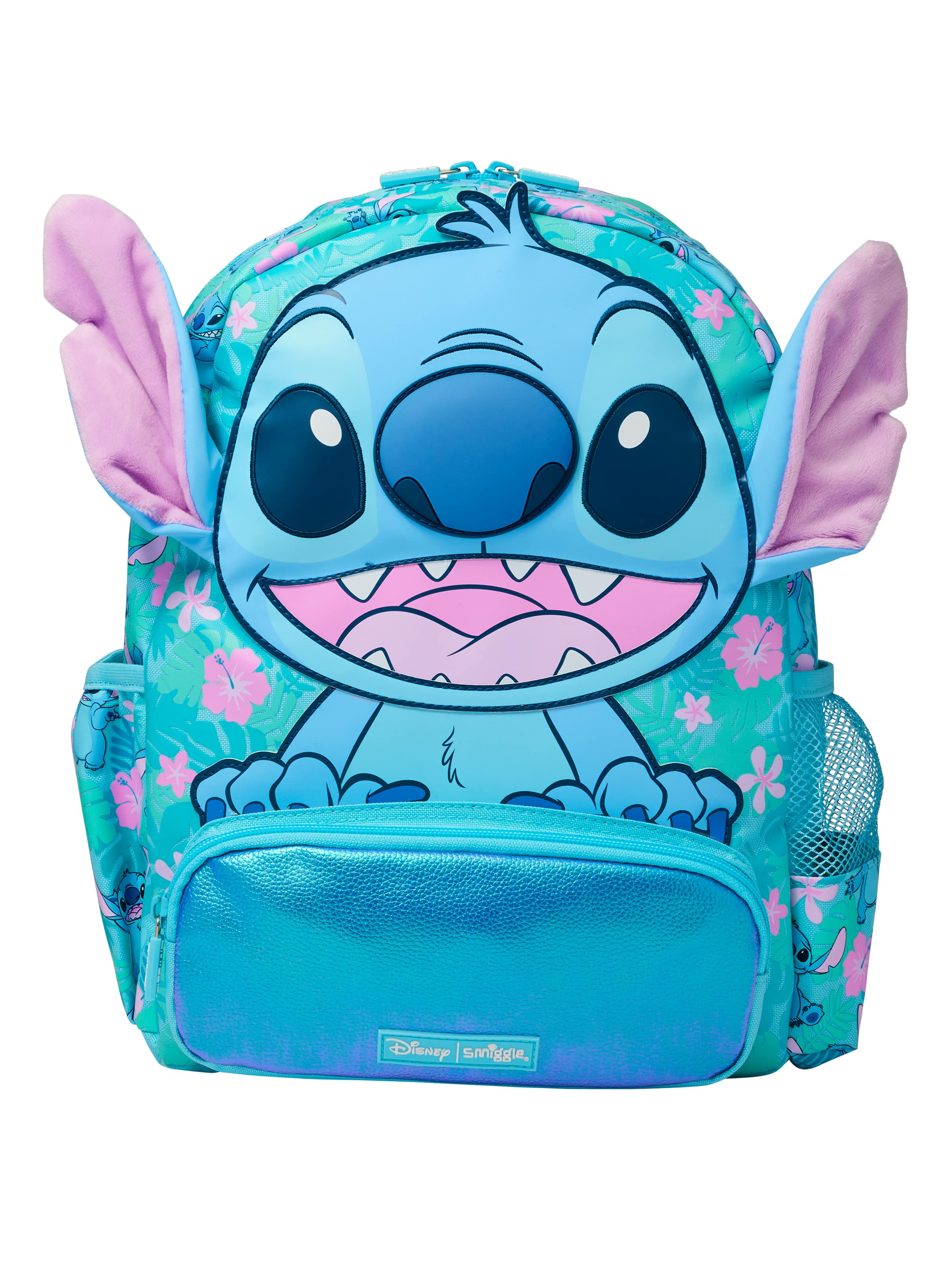 img.jpg4 little girl Stitch Junior Hoodie Backpack Turquoise - Smiggle Online