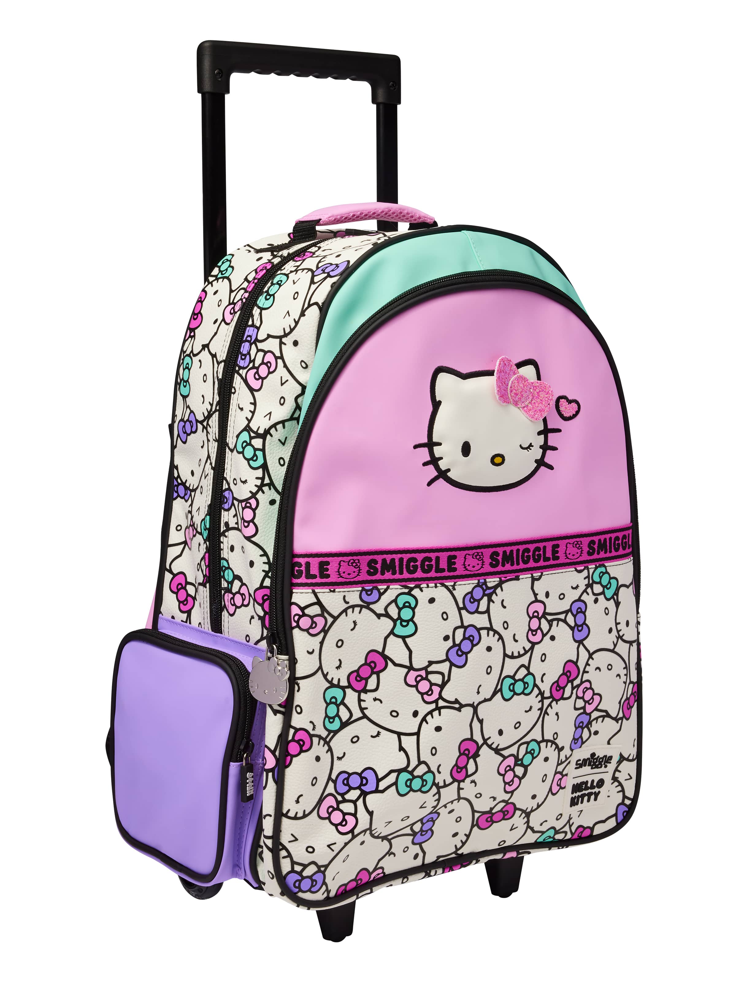 Hello Kitty Backpack Trolley With Light Up Wheels
