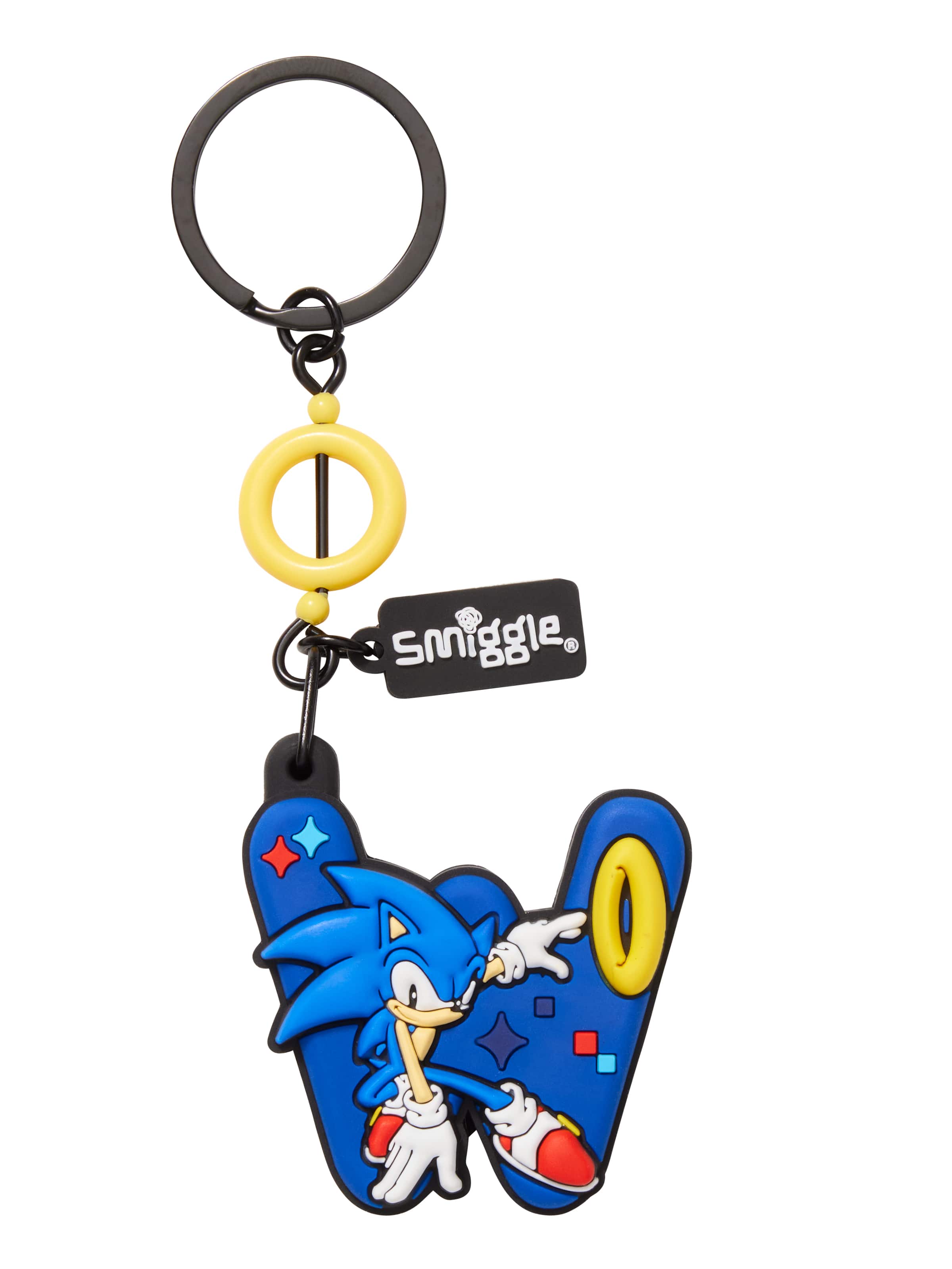 Sonic The Hedgehog Alphabet Keyring
