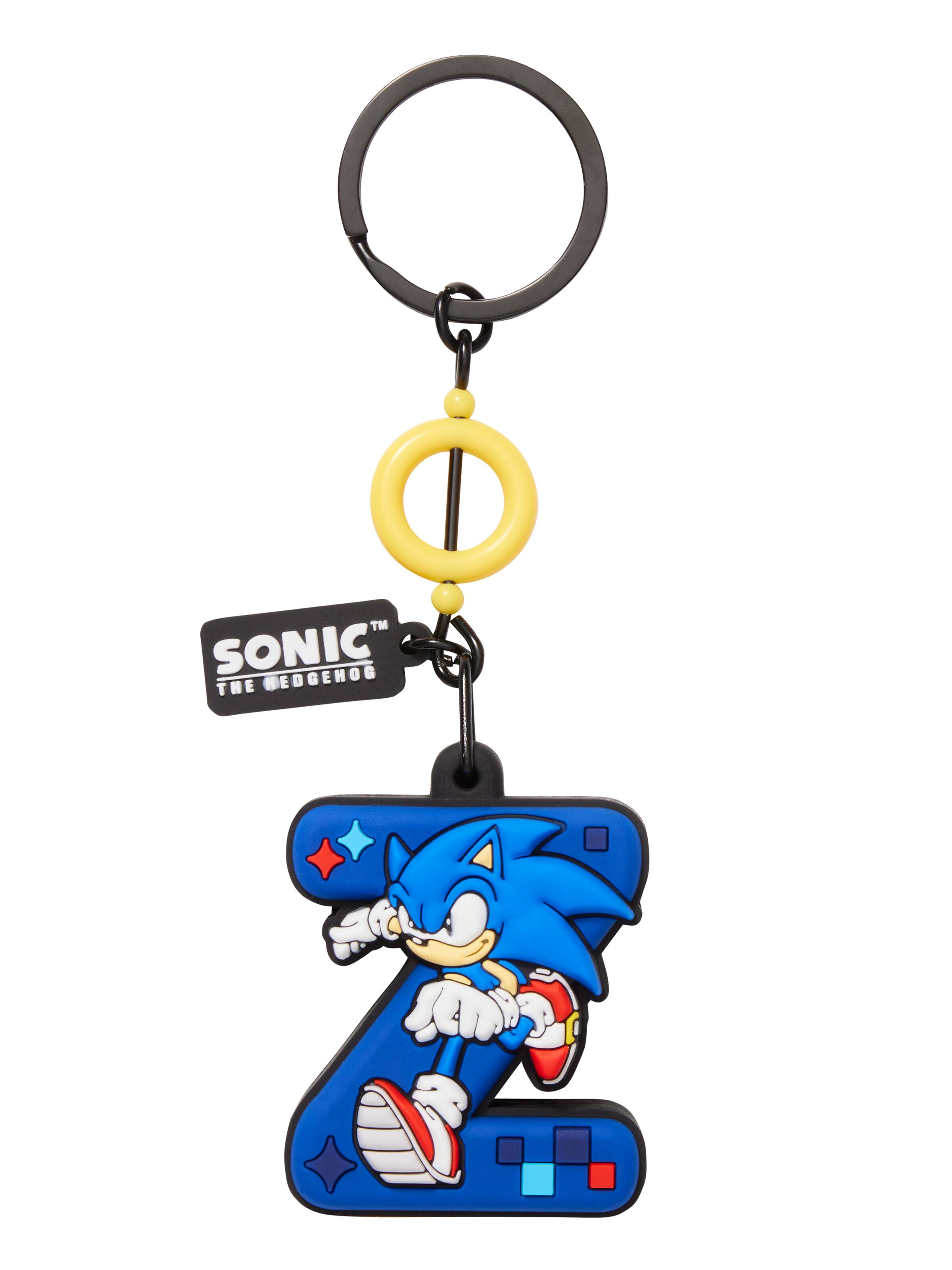 Sonic The Hedgehog Alphabet Keyring
