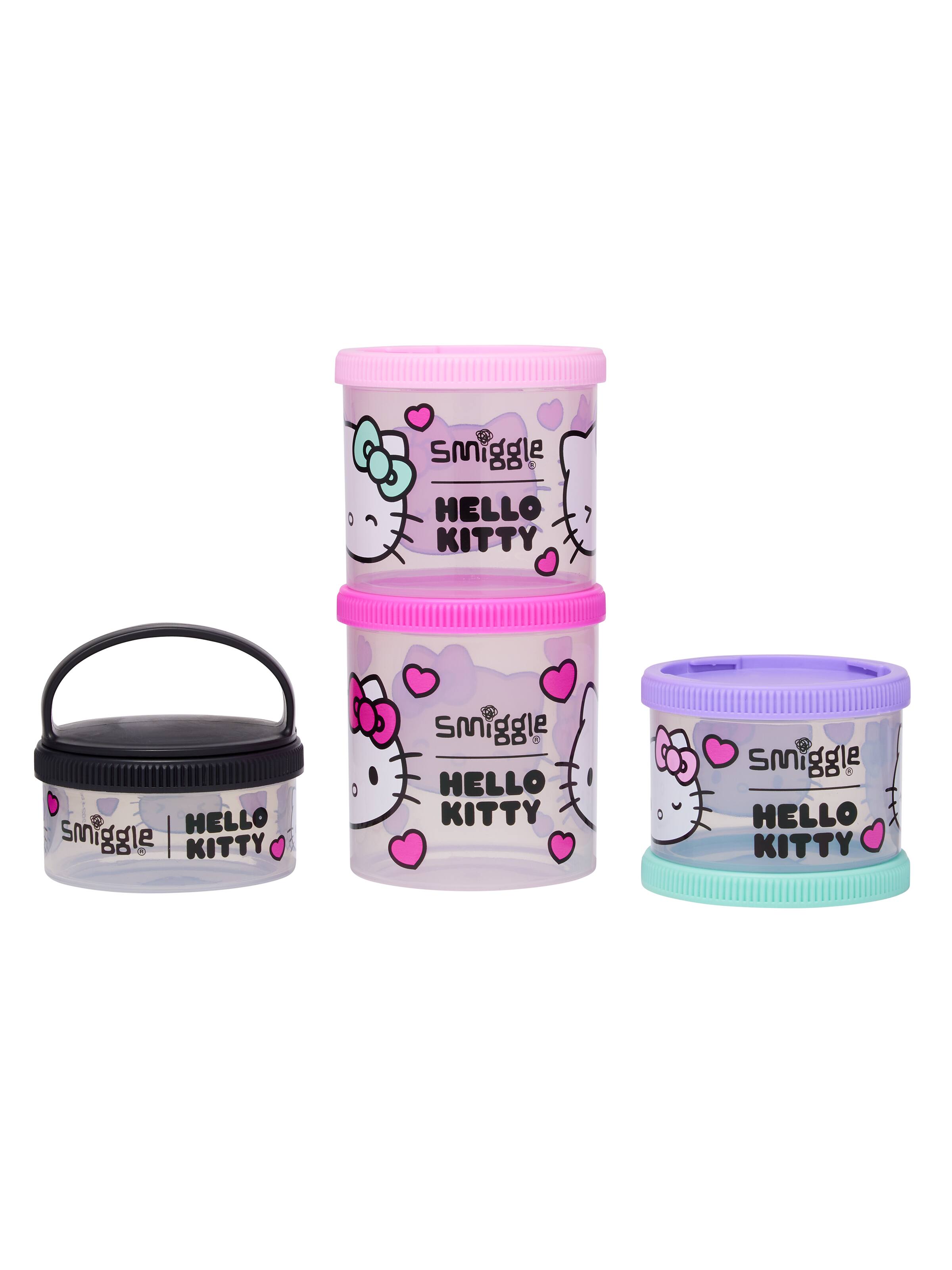 Hello Kitty Snack & Stack Containers