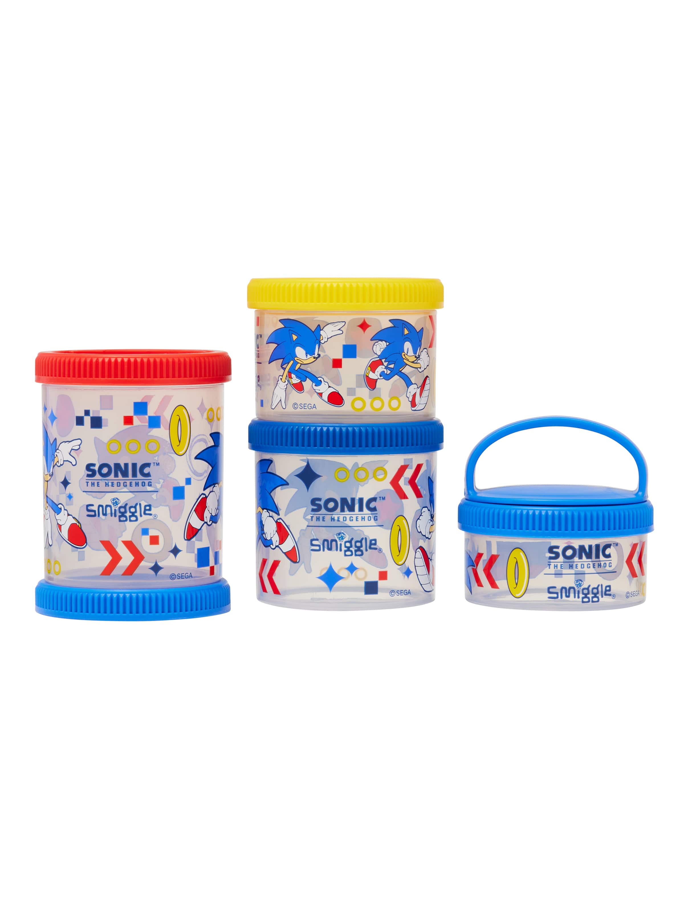 Sonic The Hedgehog Snack & Stack Containers