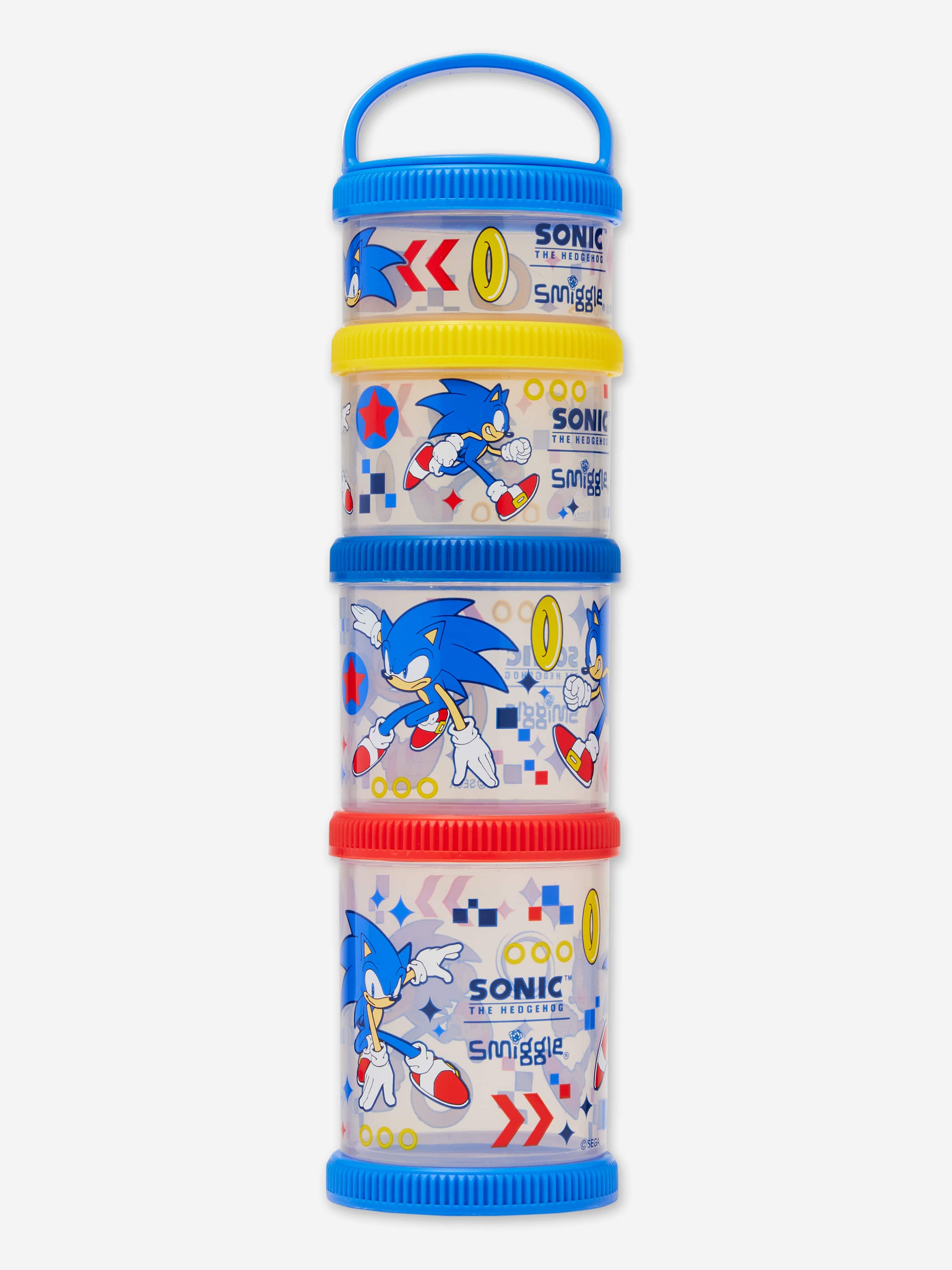 Sonic The Hedgehog Snack & Stack Containers