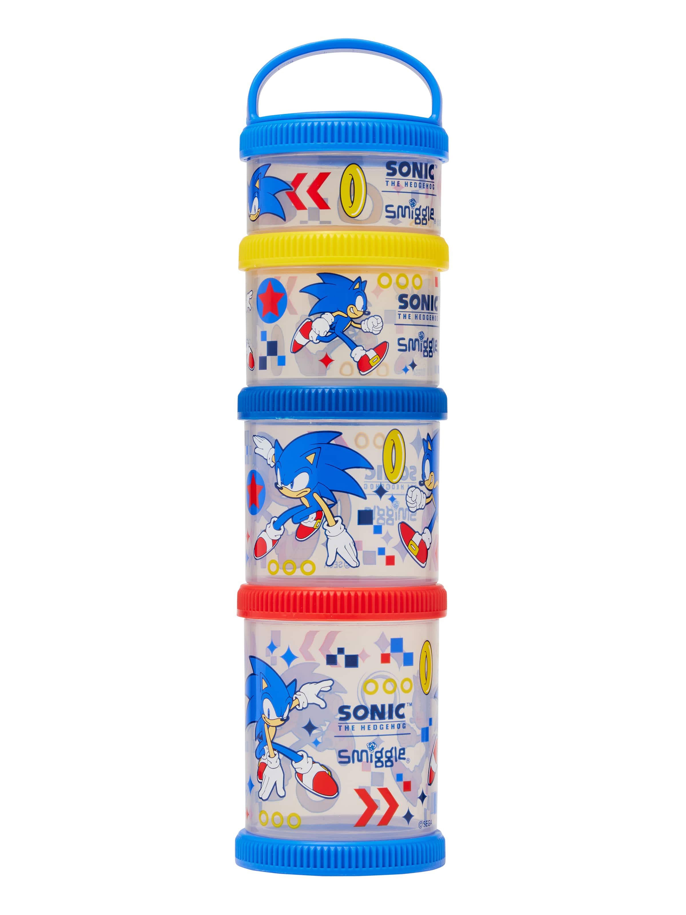 Sonic The Hedgehog Snack & Stack Containers