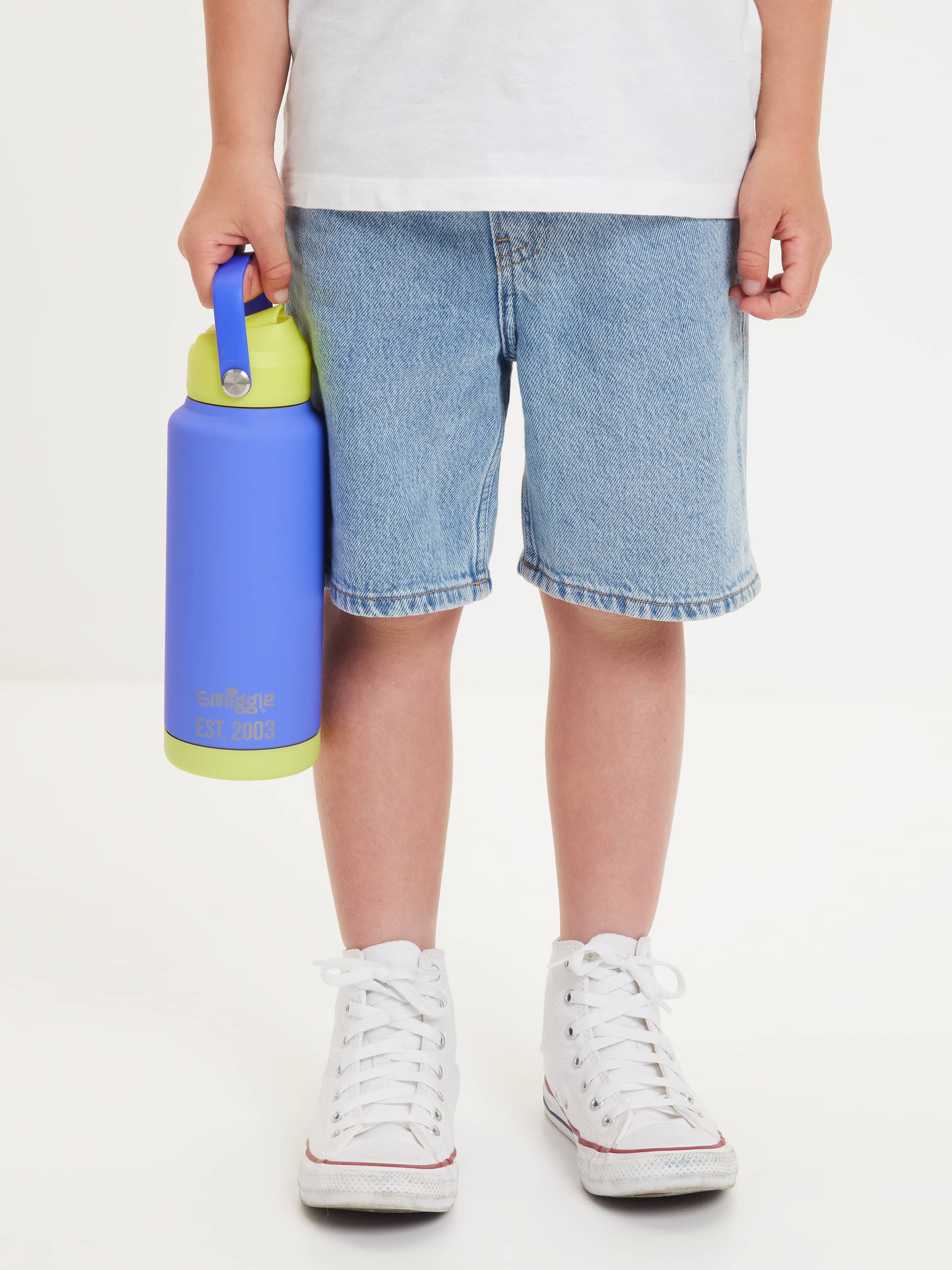 Neon Squiggle Insulated Stainless Steel Drink Bottle 1L