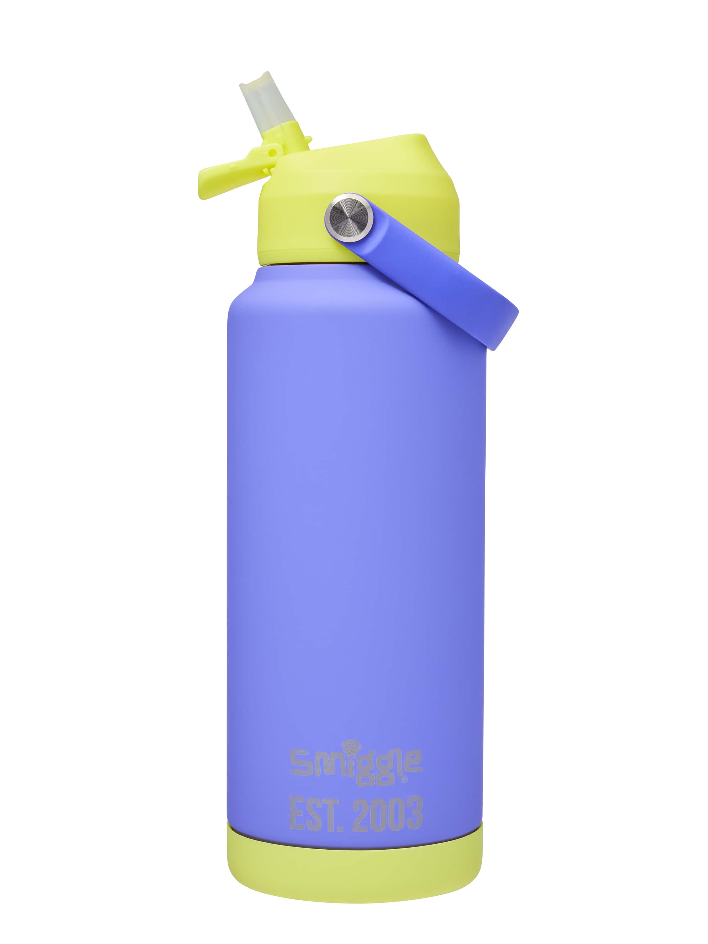 Neon Squiggle Insulated Stainless Steel Drink Bottle 1L