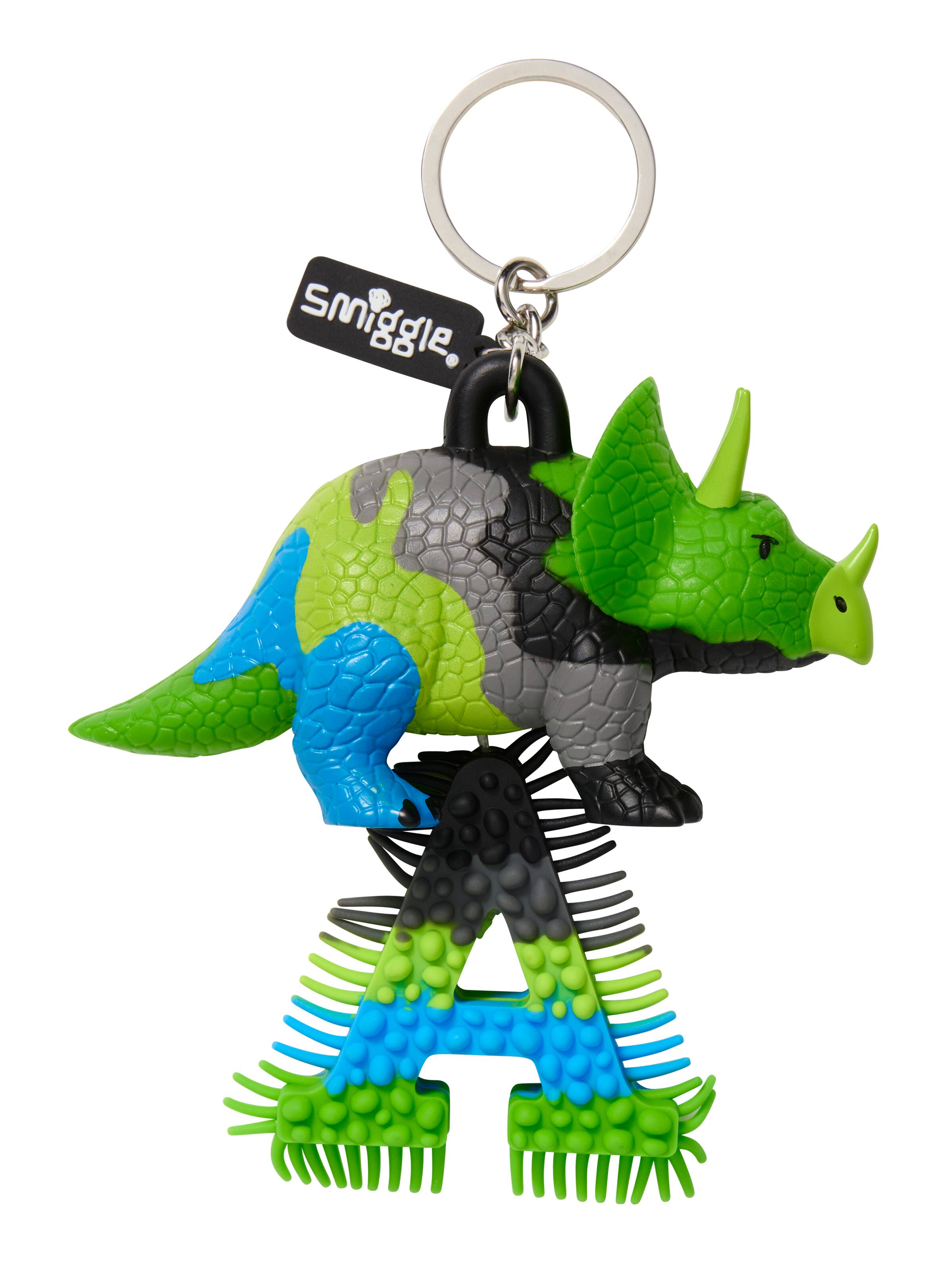 Dino Alphabet Keyring