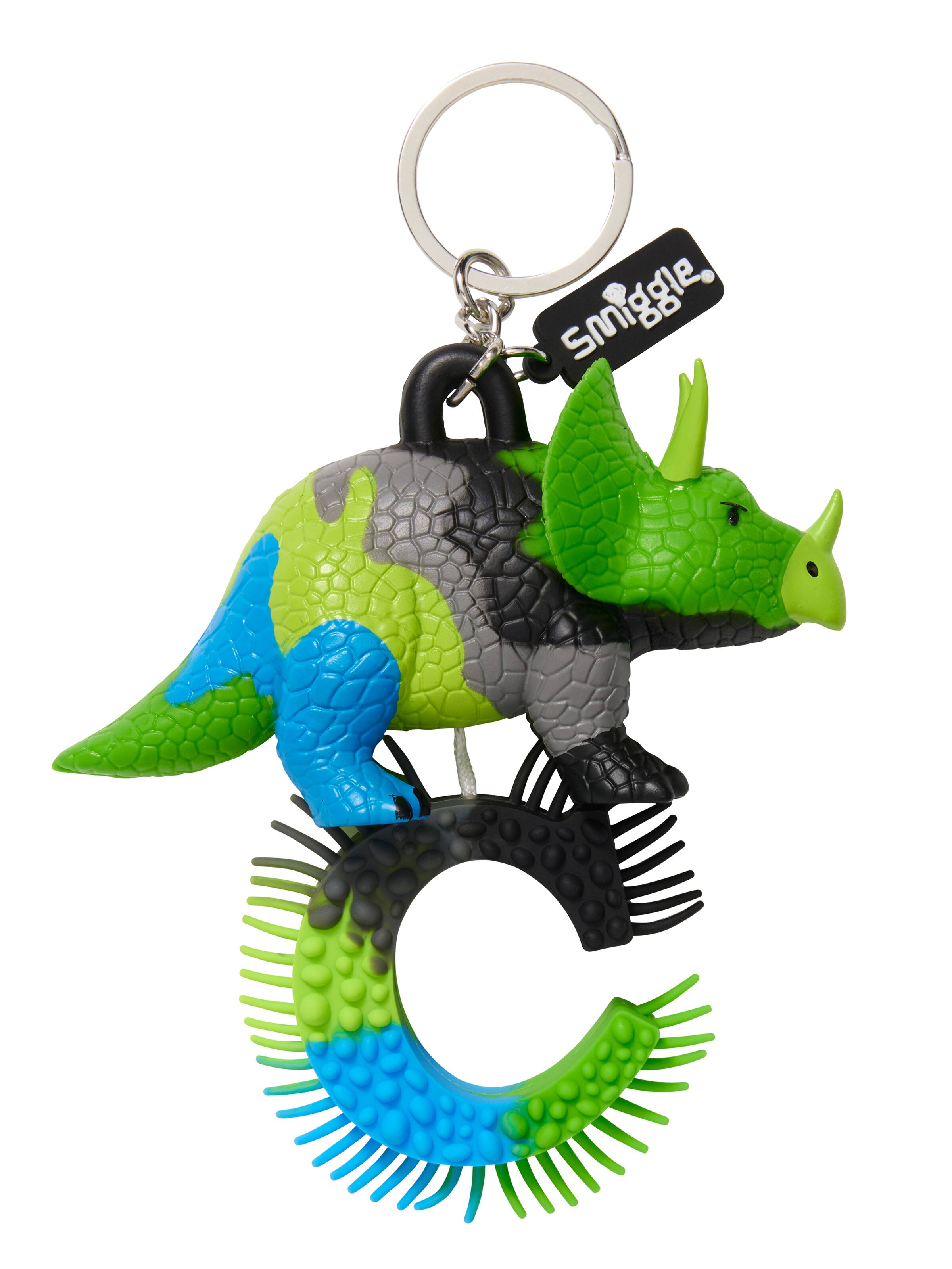 Dino Alphabet Keyring