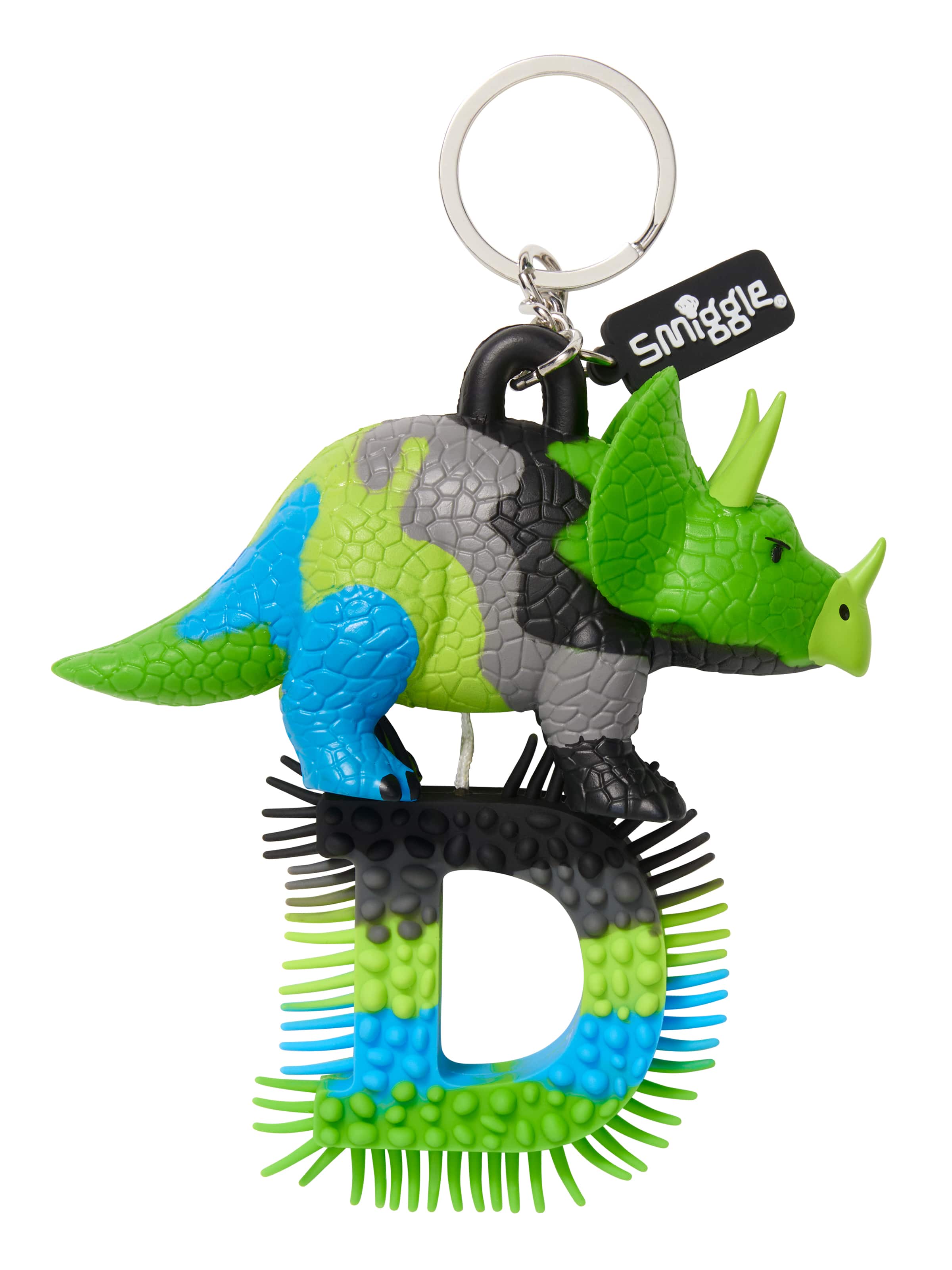 Dino Alphabet Keyring