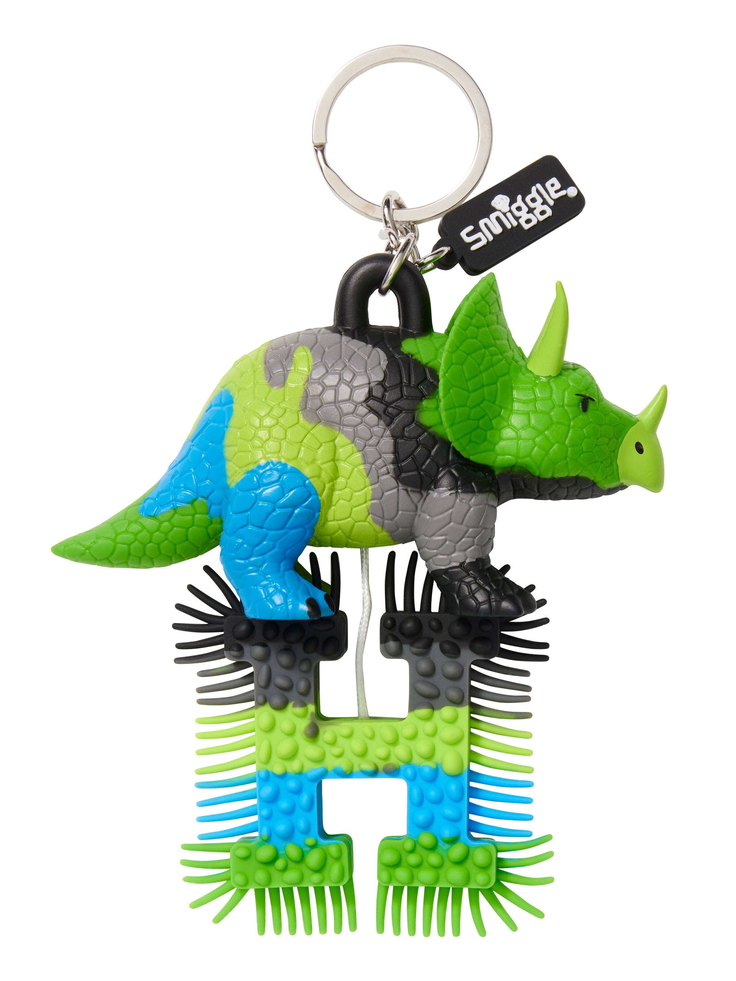 Dino Alphabet Keyring