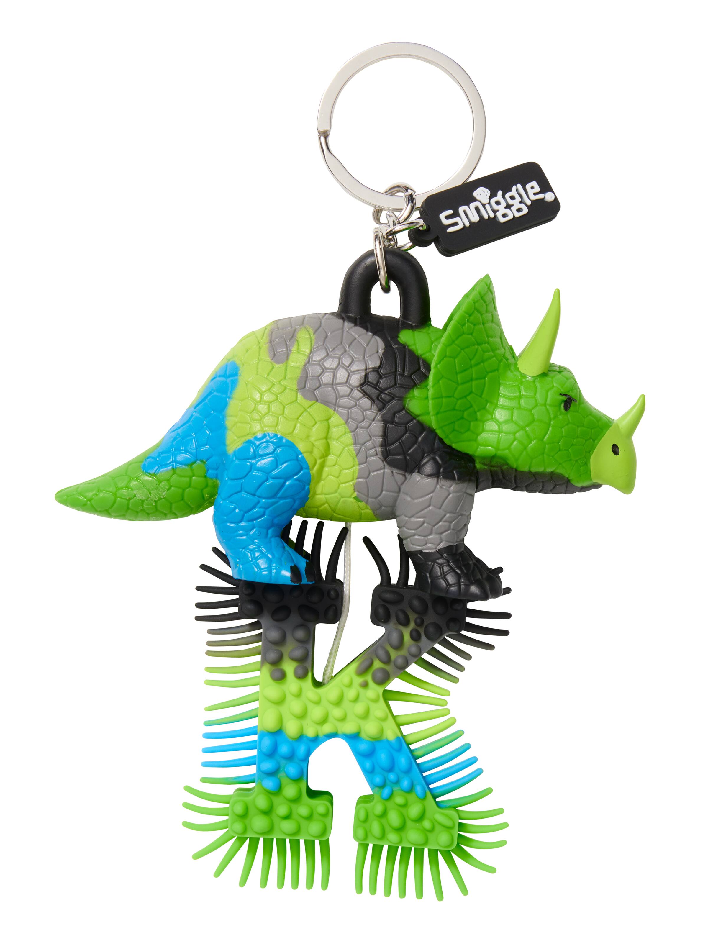 Dino Alphabet Keyring