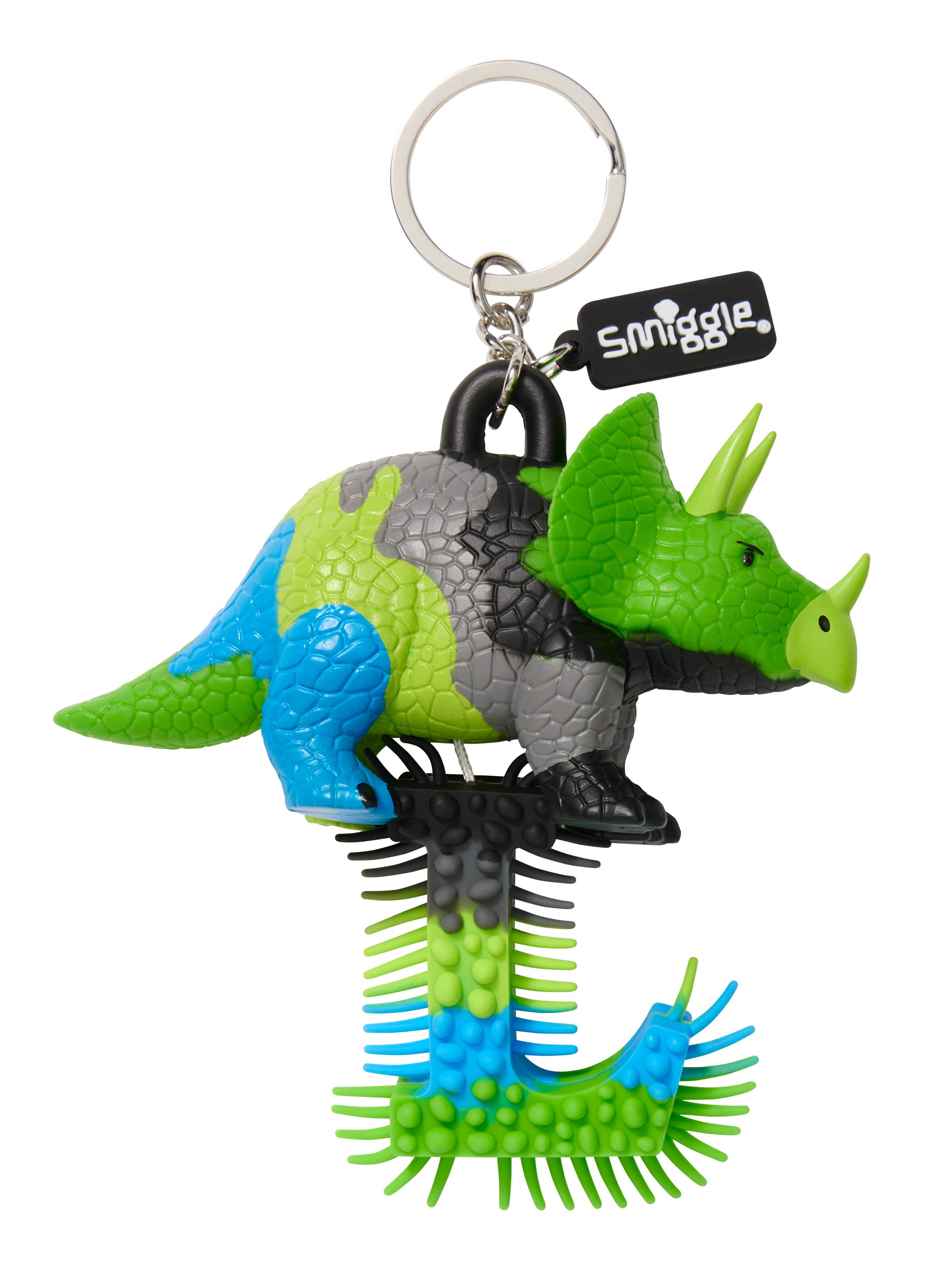 Dino Alphabet Keyring