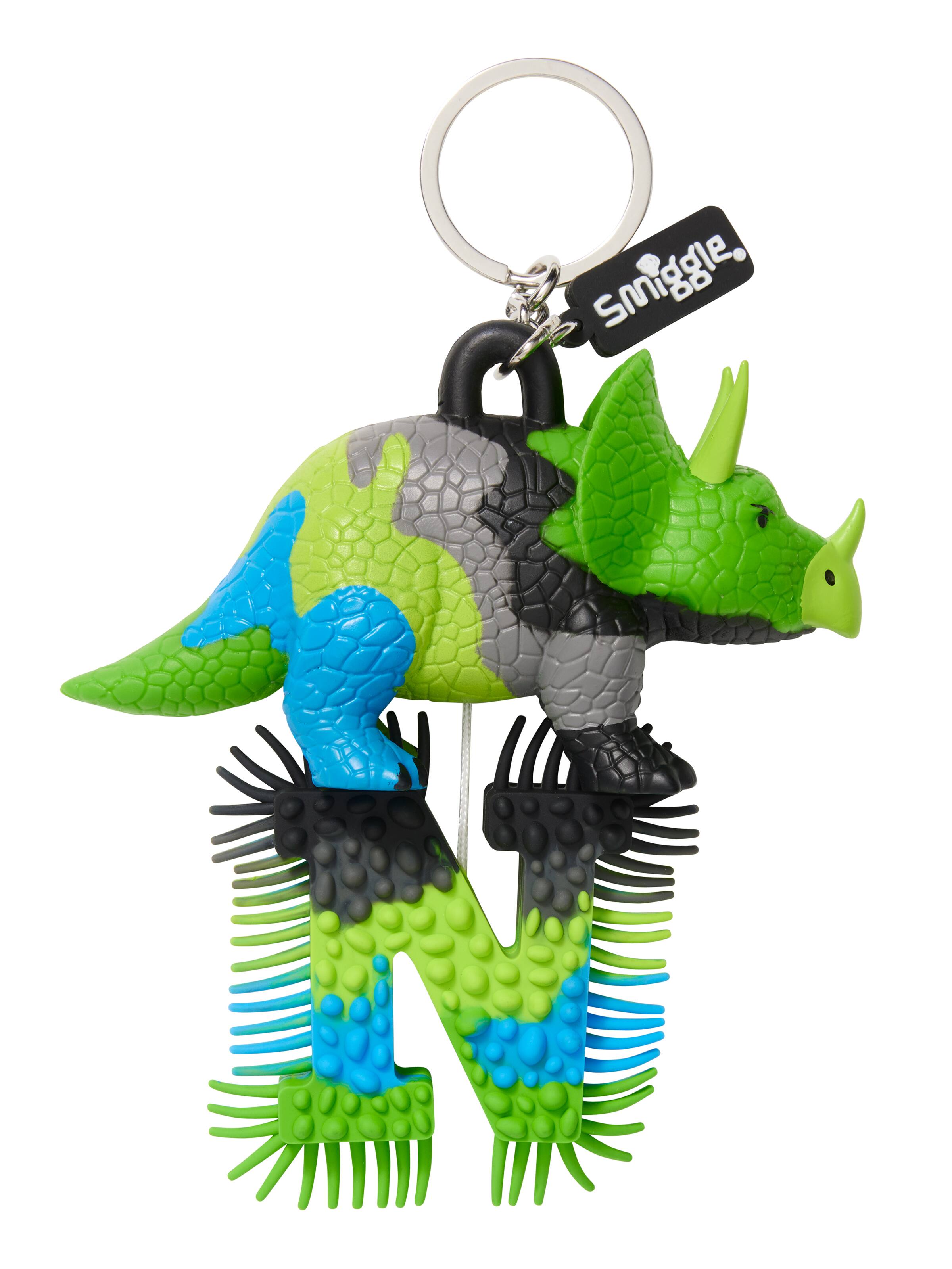 Dino Alphabet Keyring